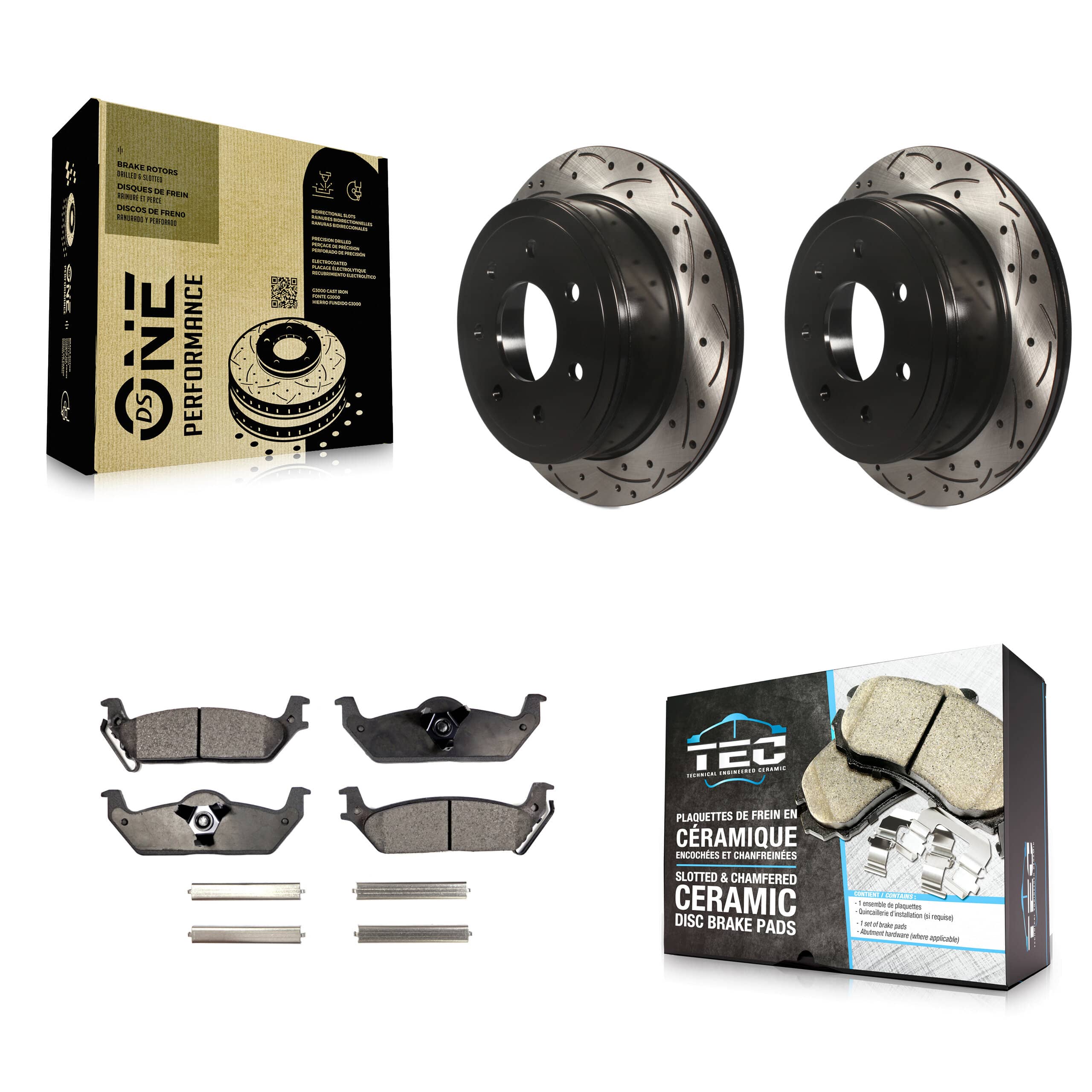 Transit Auto - KDT-100446 - Rear Disc Brake Kits