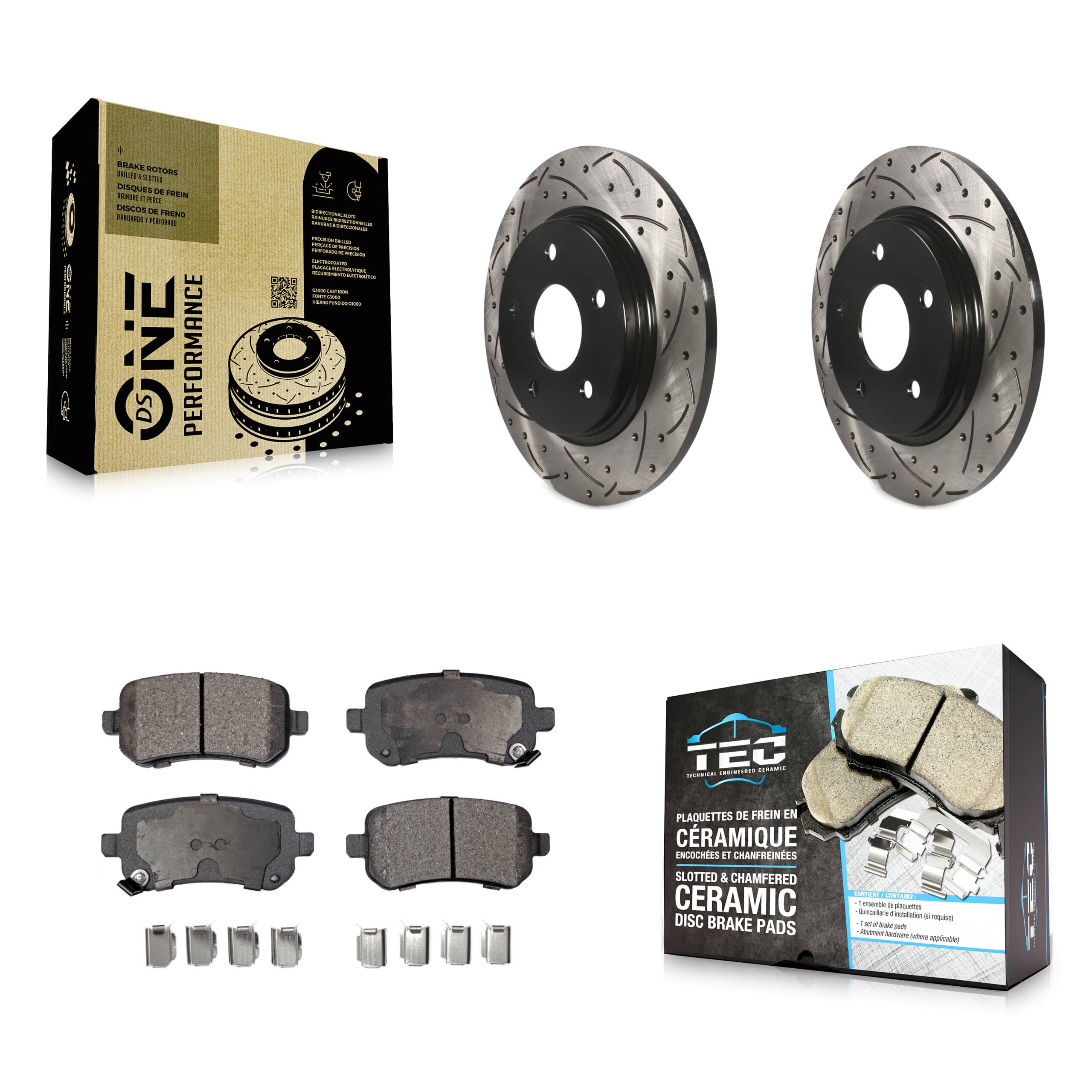 Transit Auto - KDT-100480 - Rear Disc Brake Kits