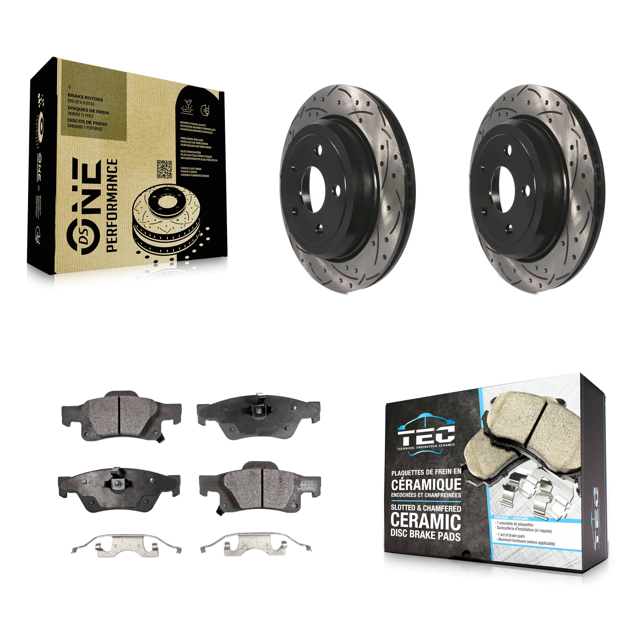 Transit Auto - KDT-100485 - Rear Disc Brake Kits
