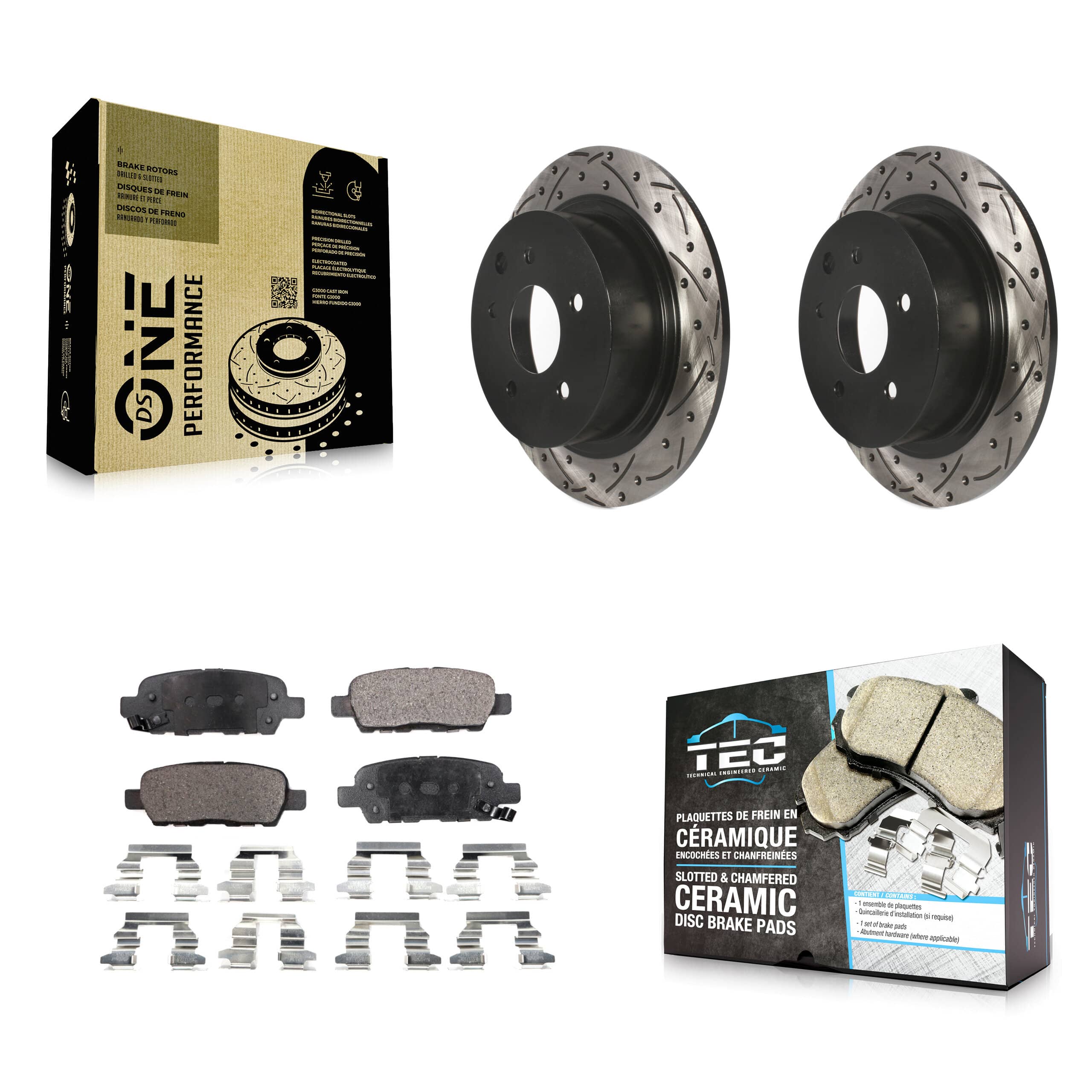 Transit Auto - KDT-100490 - Rear Disc Brake Kits