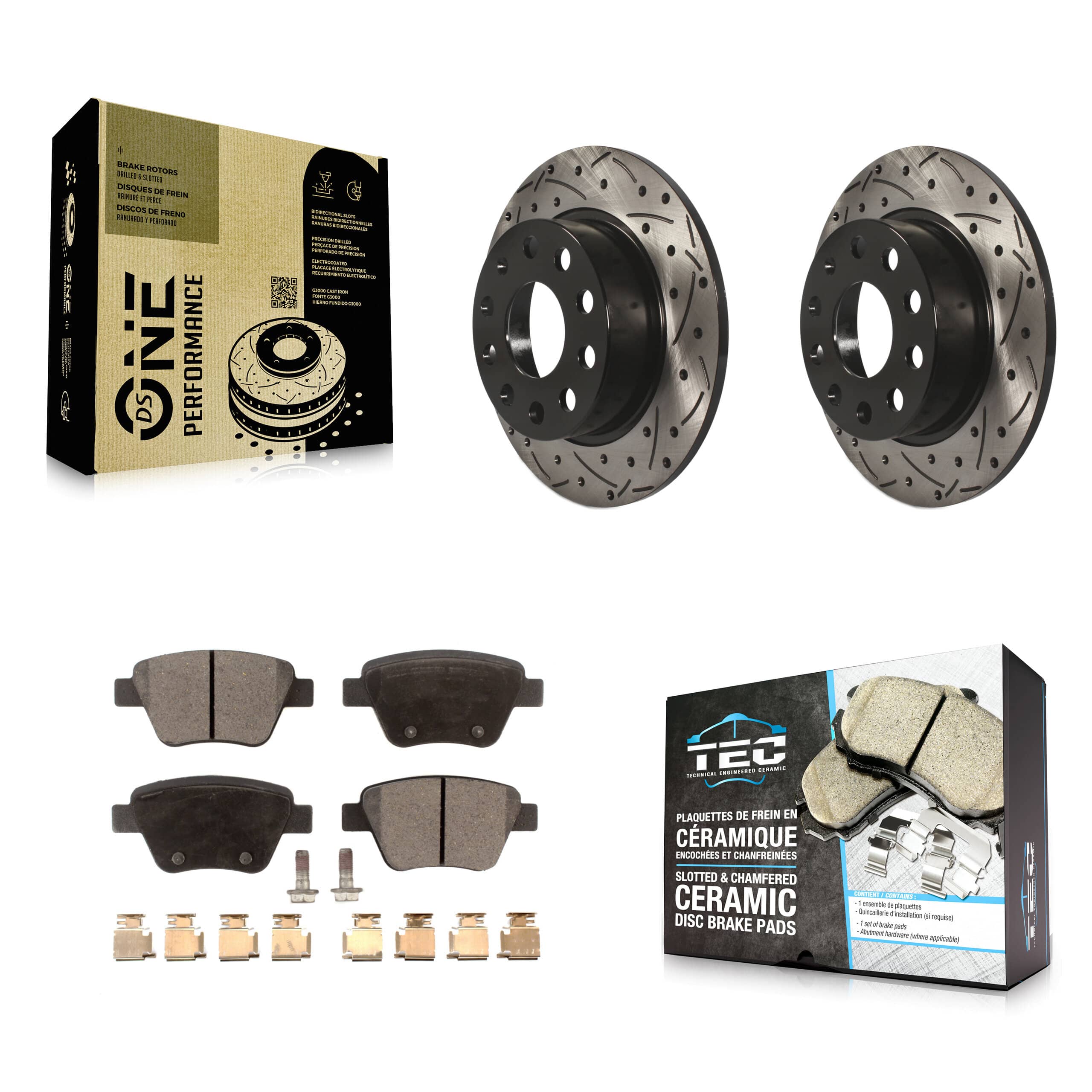 Transit Auto - KDT-100534 - Rear Disc Brake Kits