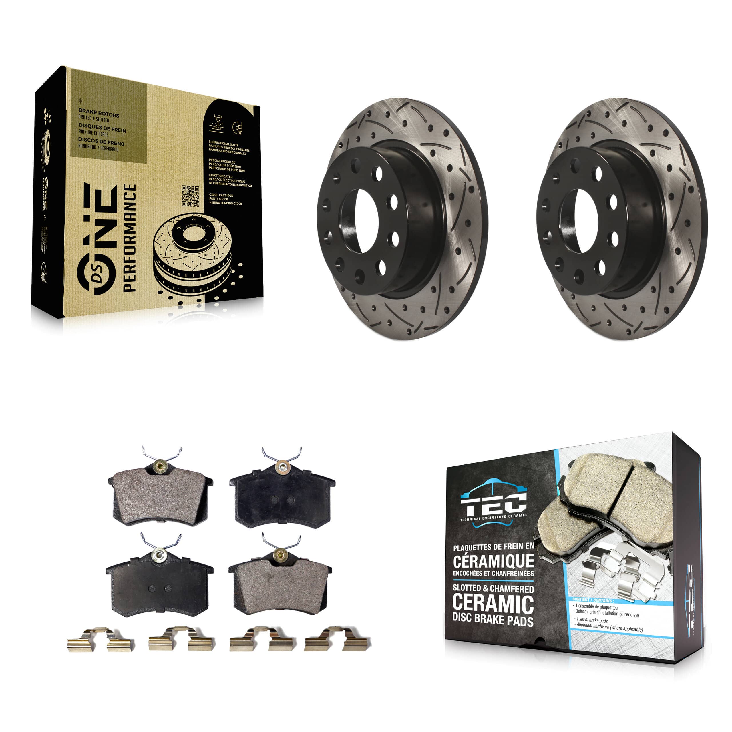 Transit Auto - KDT-100536 - Rear Disc Brake Kits