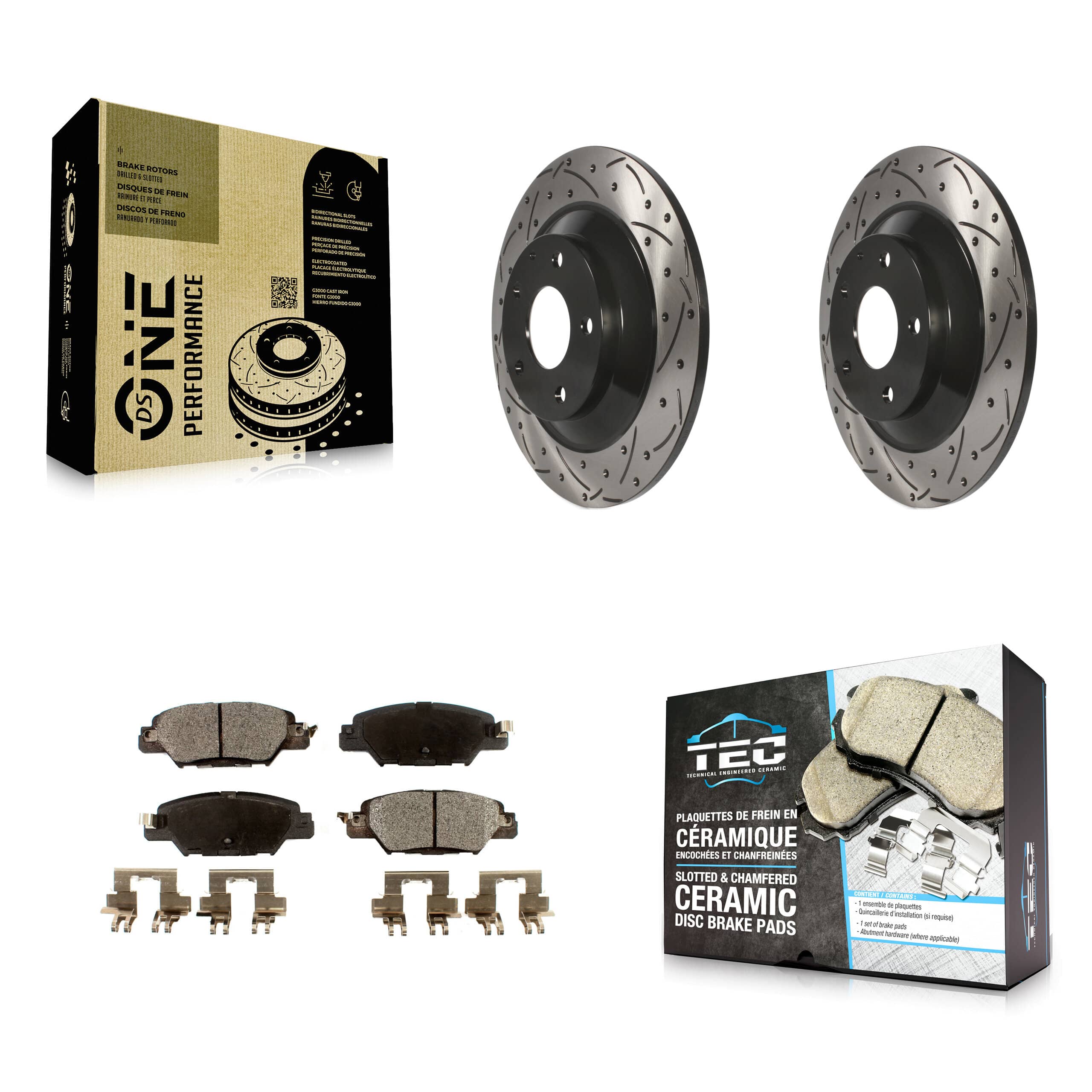 Transit Auto - KDT-100550 - Rear Disc Brake Kits