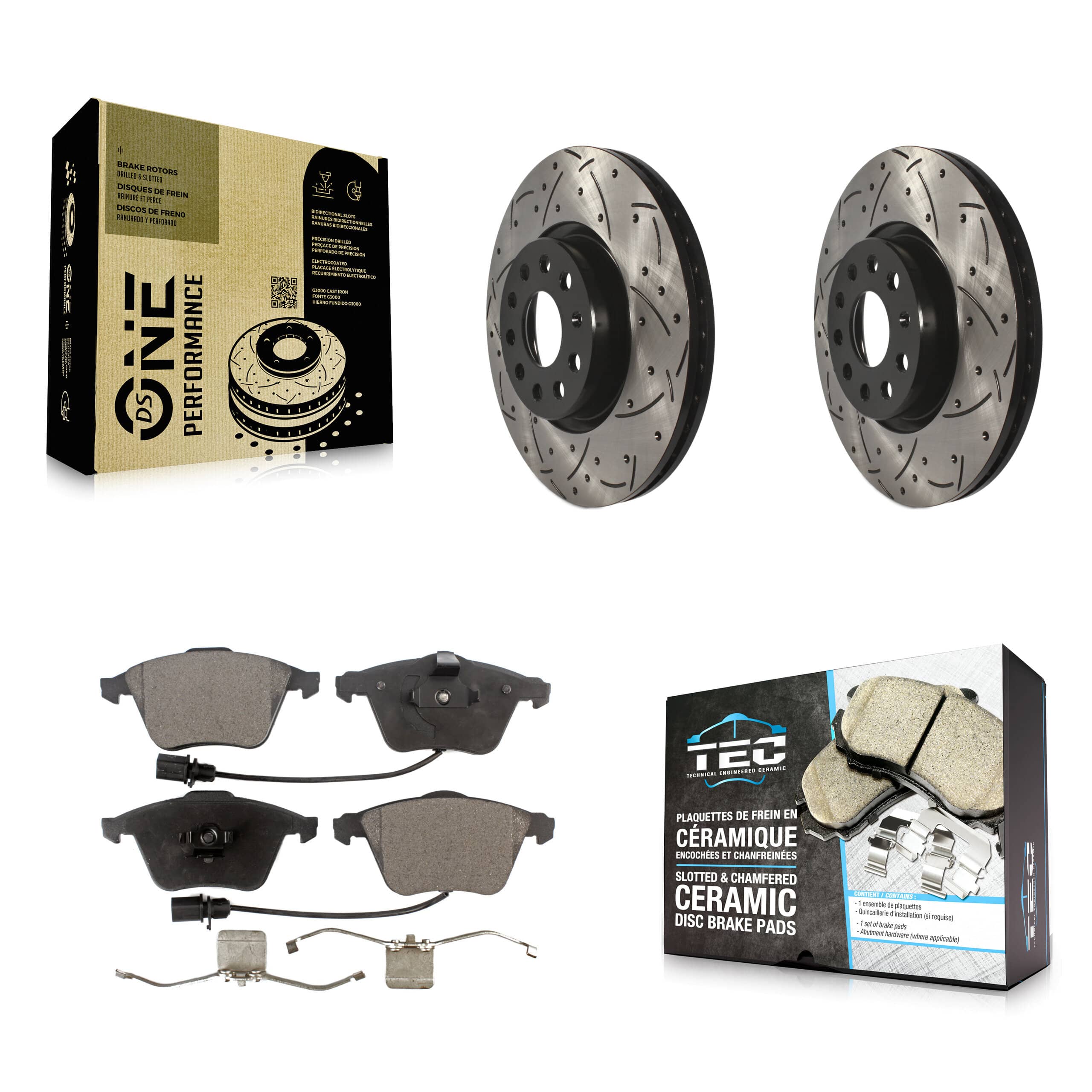 Transit Auto - KDT-100640 - Front Disc Brake Kits