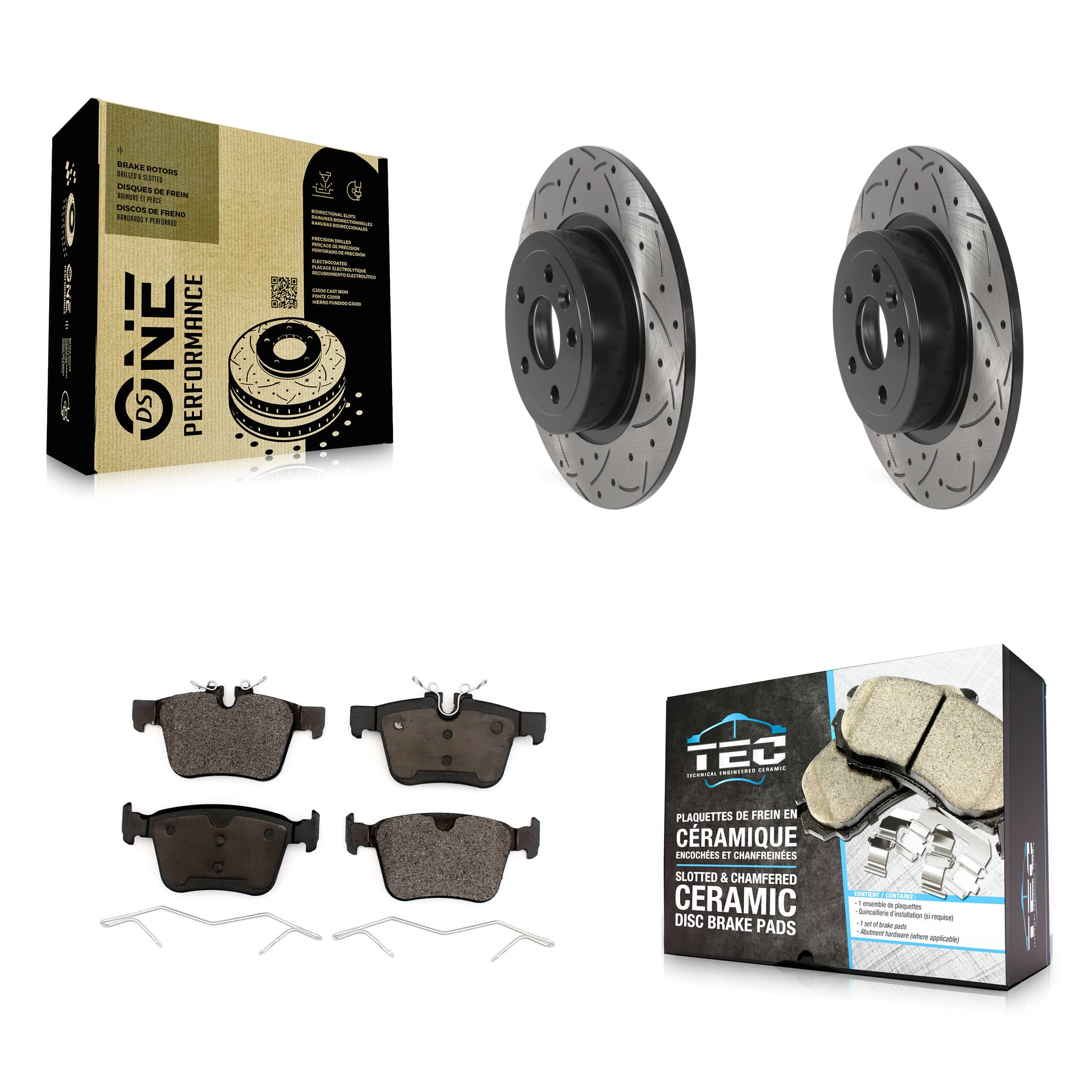 Transit Auto - KDT-100965 - Rear Disc Brake Kits