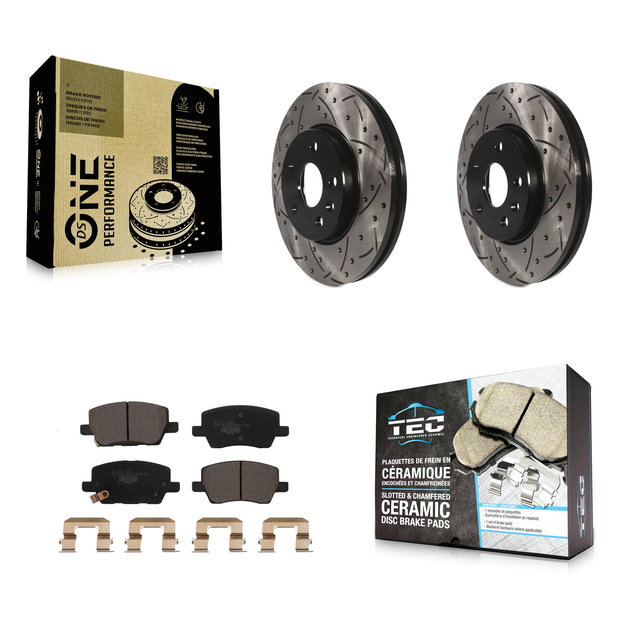 Transit Auto - KDT-100985 - Front Disc Brake Kits