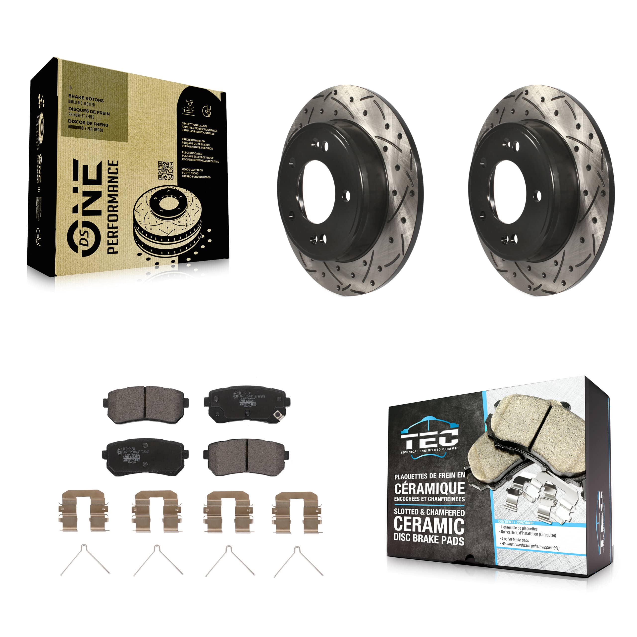 Transit Auto - KDT-101068 - Rear Disc Brake Kits