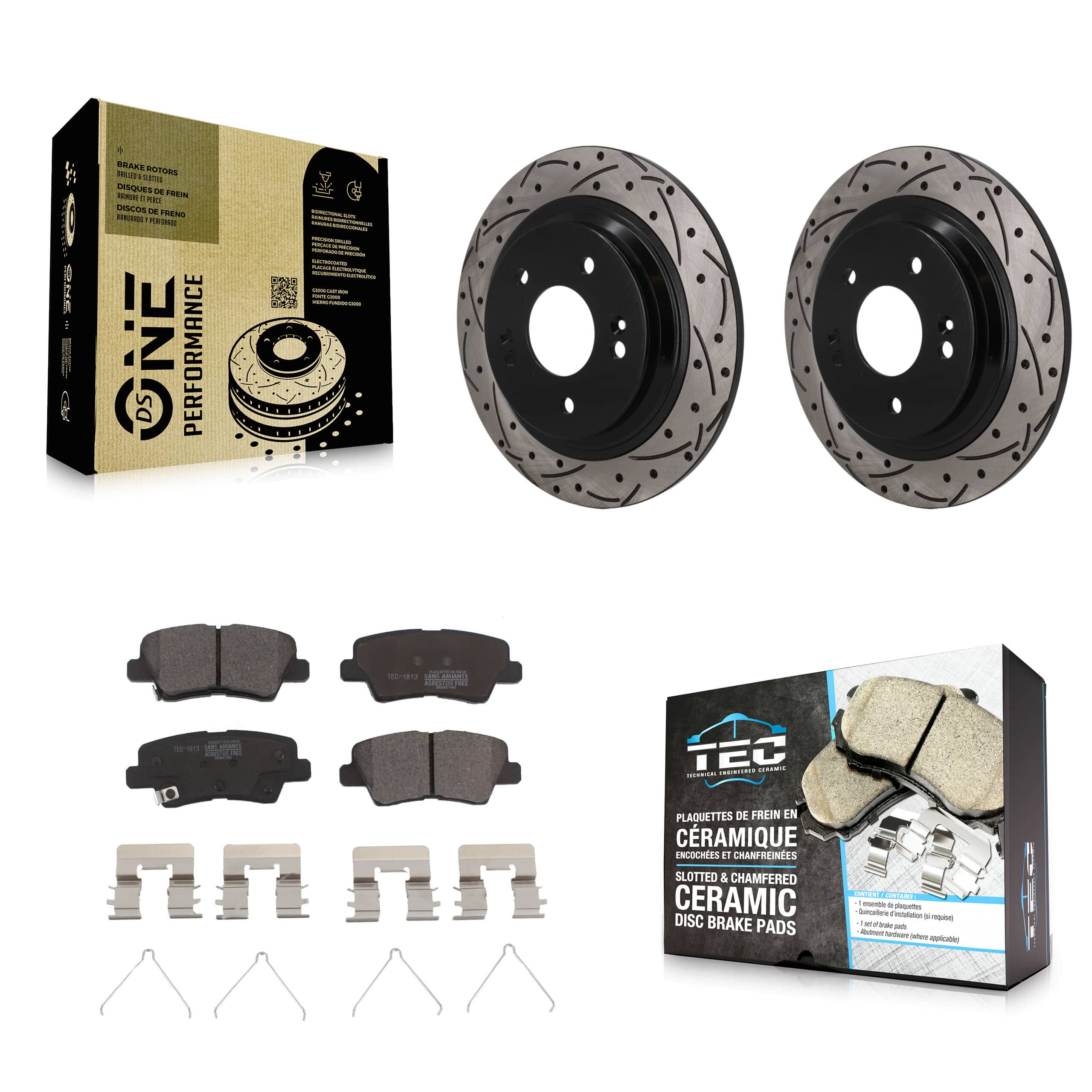 Transit Auto - KDT-102070 - Rear Disc Brake Kits