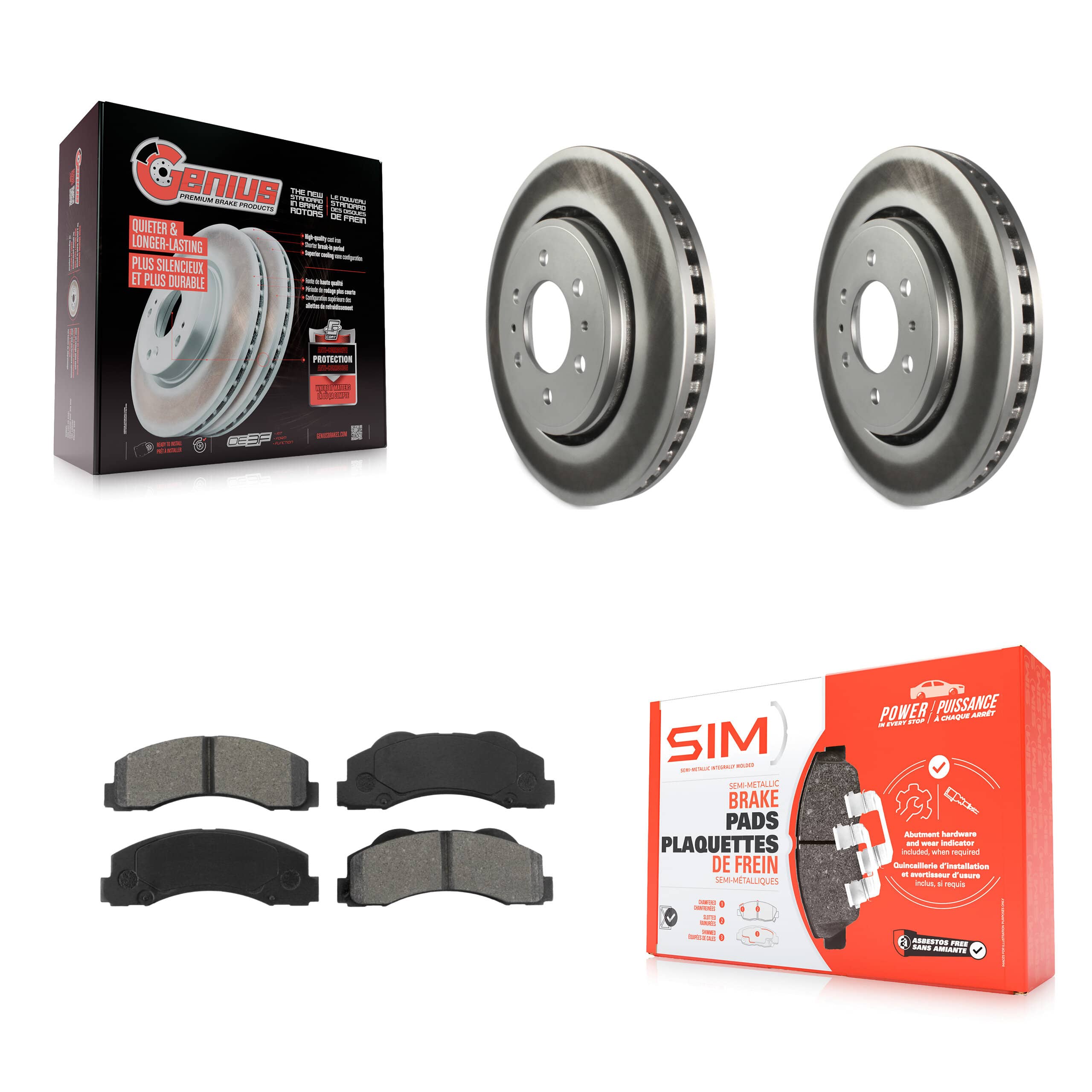 Transit Auto - KGS-100105 - Front Disc Brake Kits