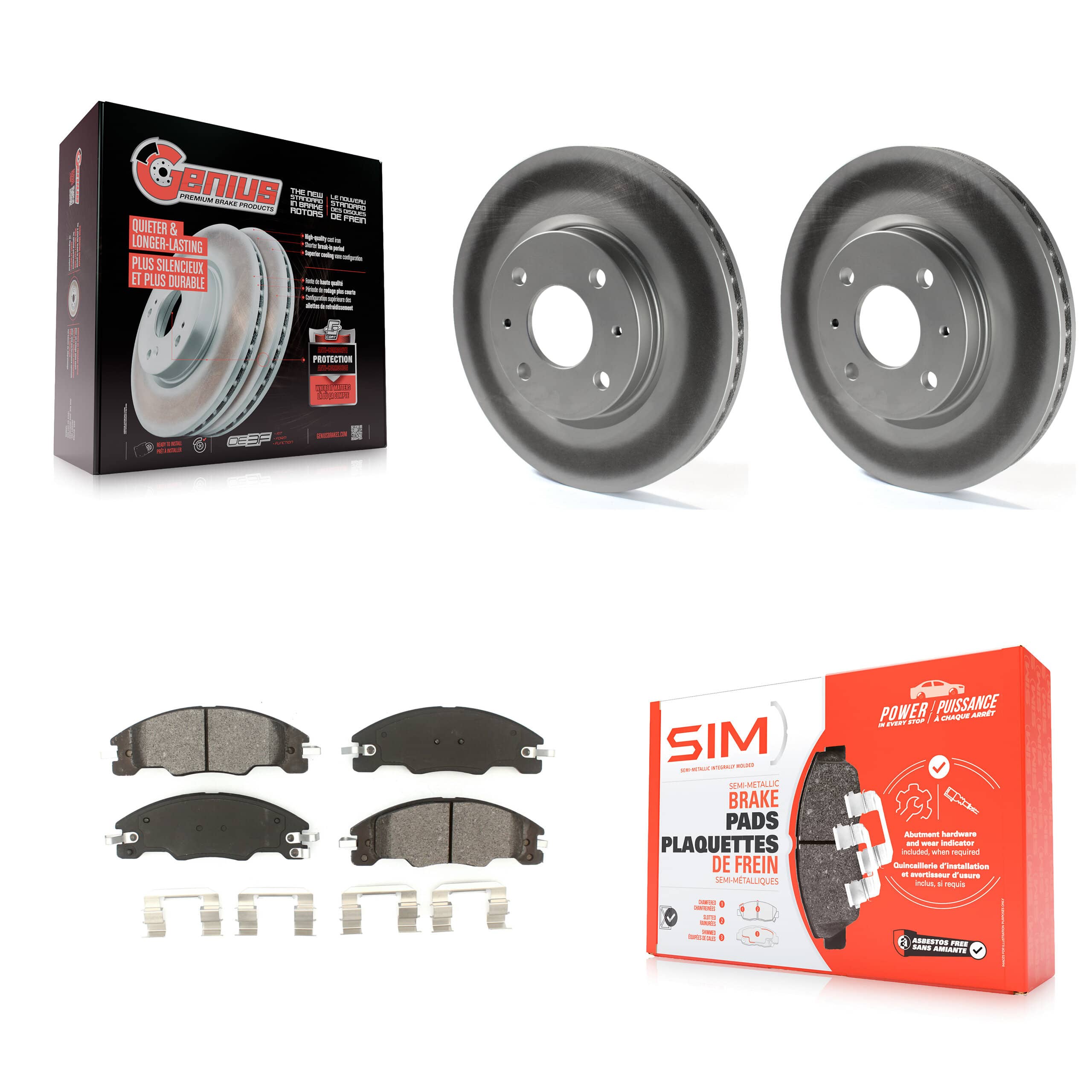 Transit Auto - KGS-100108 - Front Disc Brake Kits