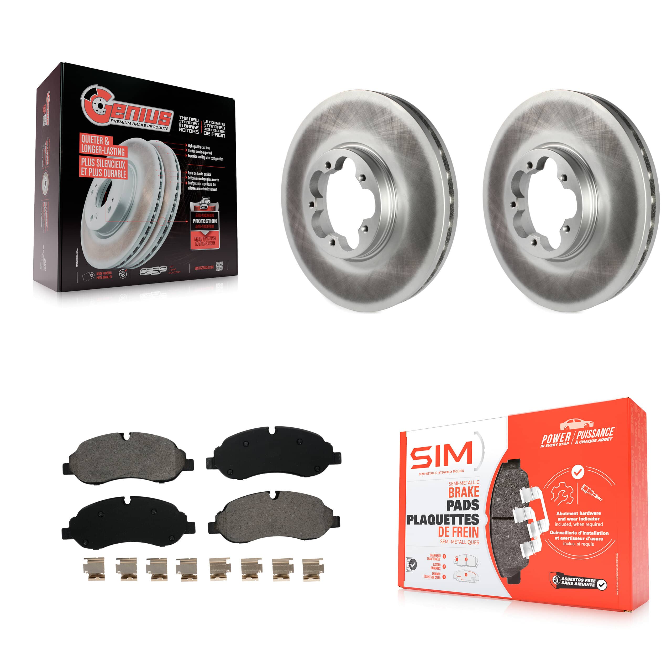 Transit Auto - KGS-100125 - Front Disc Brake Kits