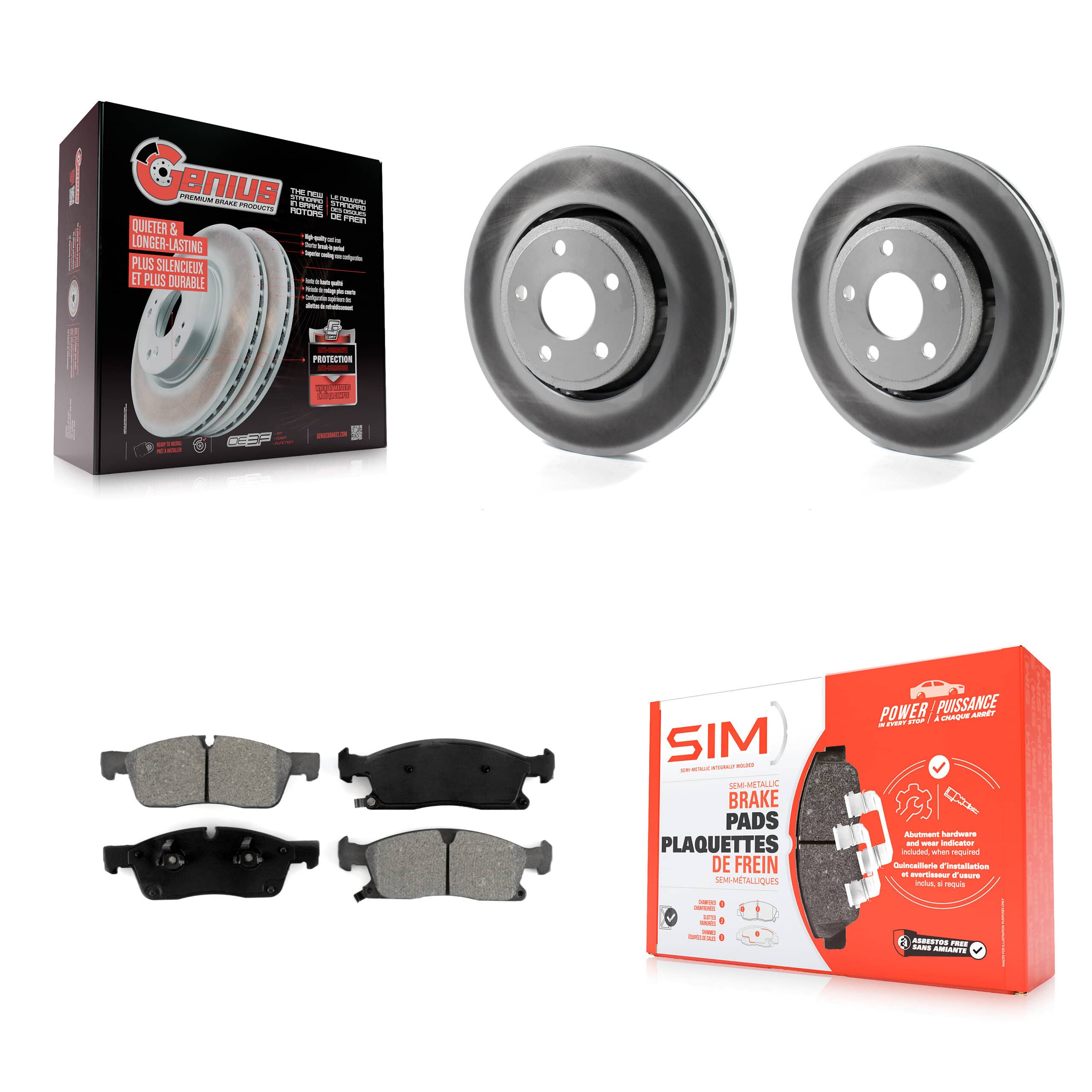 Transit Auto - KGS-100168 - Front Disc Brake Kits