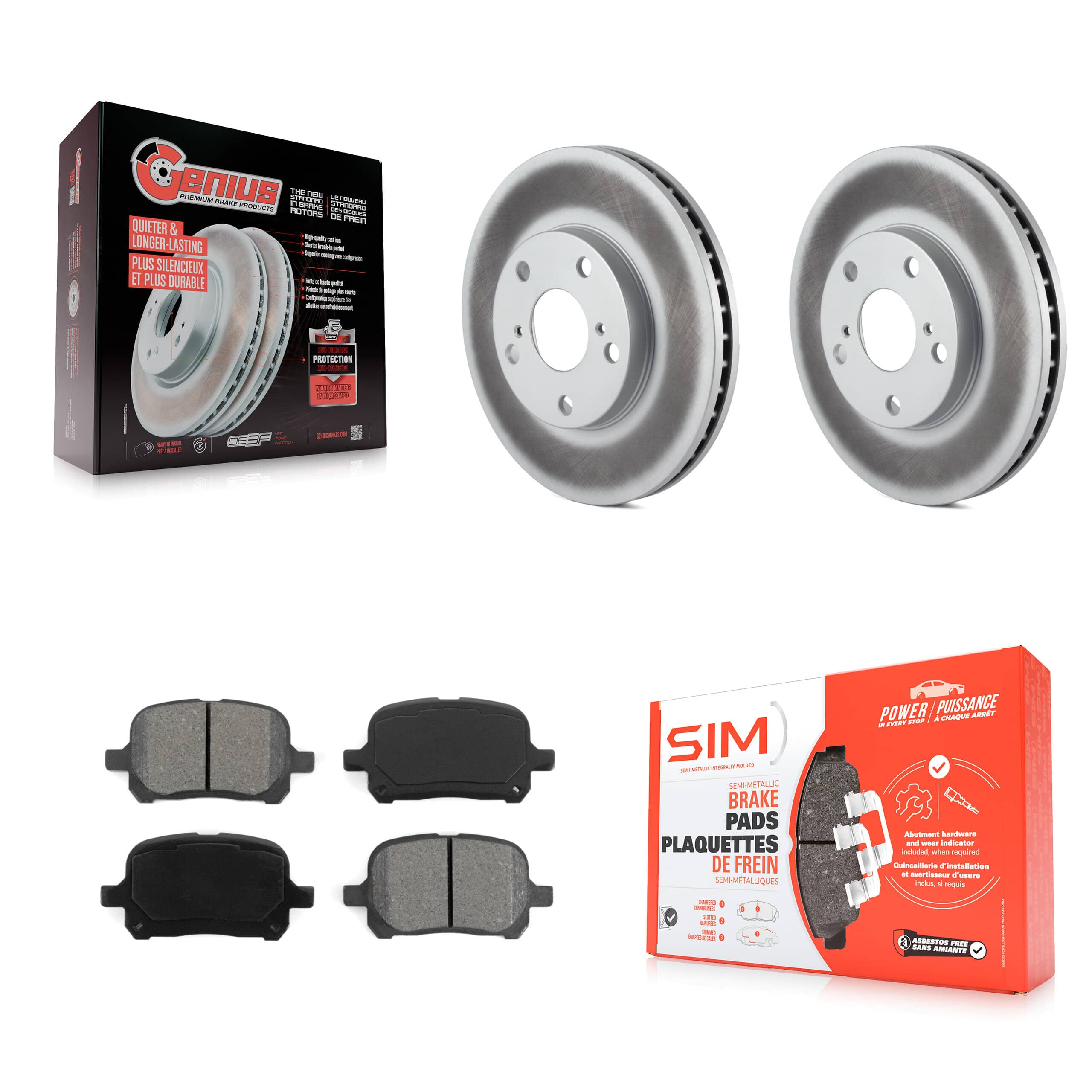 Transit Auto - KGS-100185 - Front Disc Brake Kits
