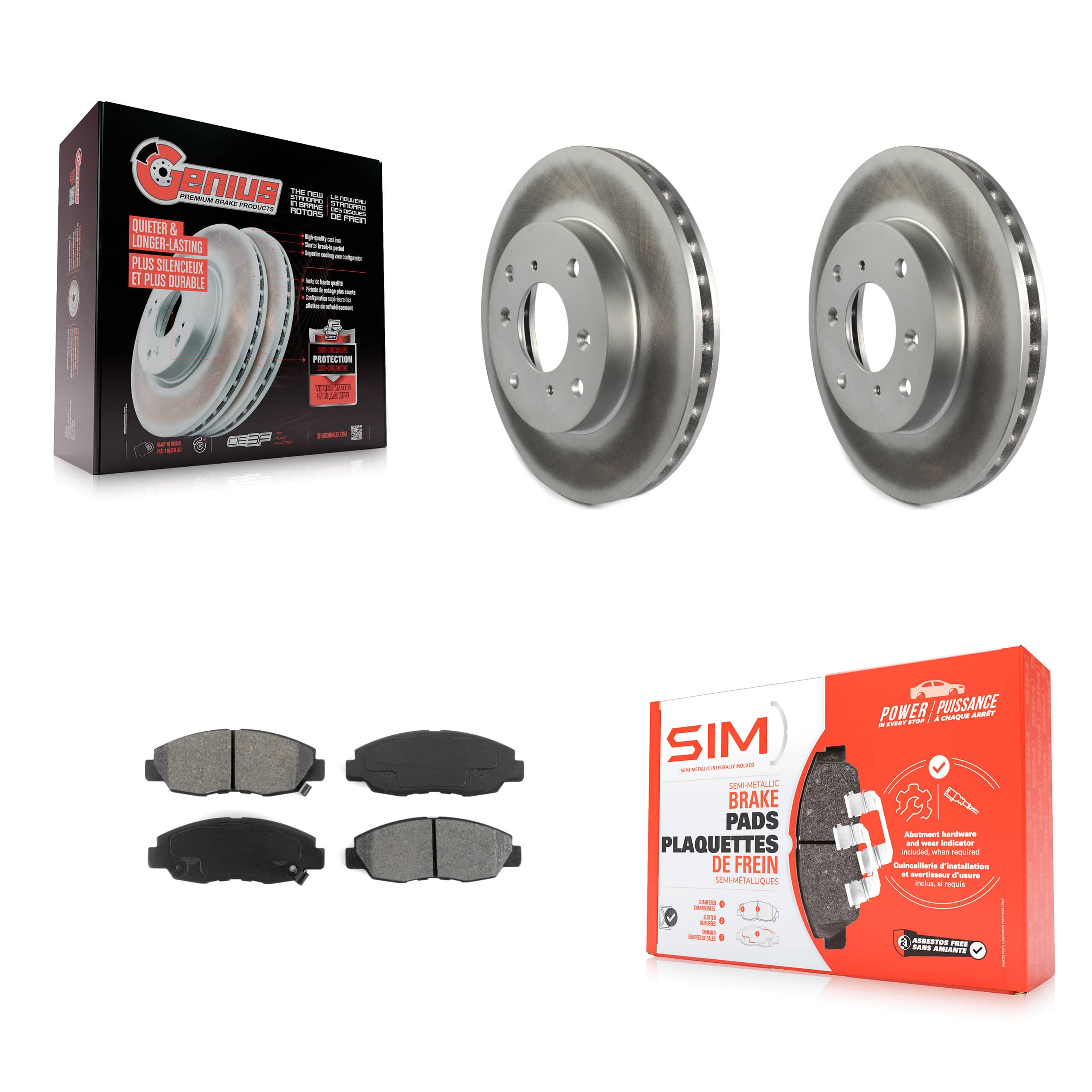 Transit Auto - KGS-100201 - Front Disc Brake Kits