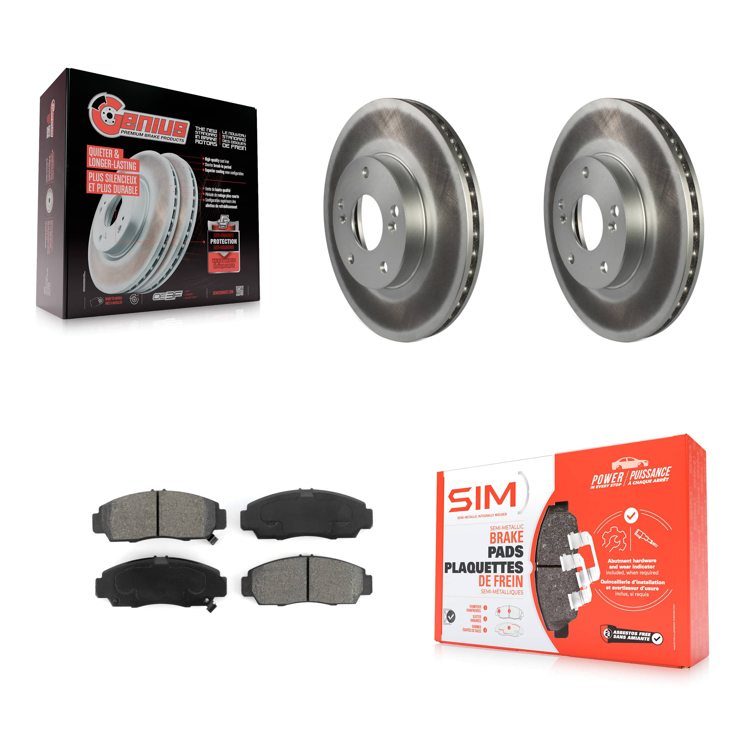 Transit Auto - KGS-100207 - Front Disc Brake Kits