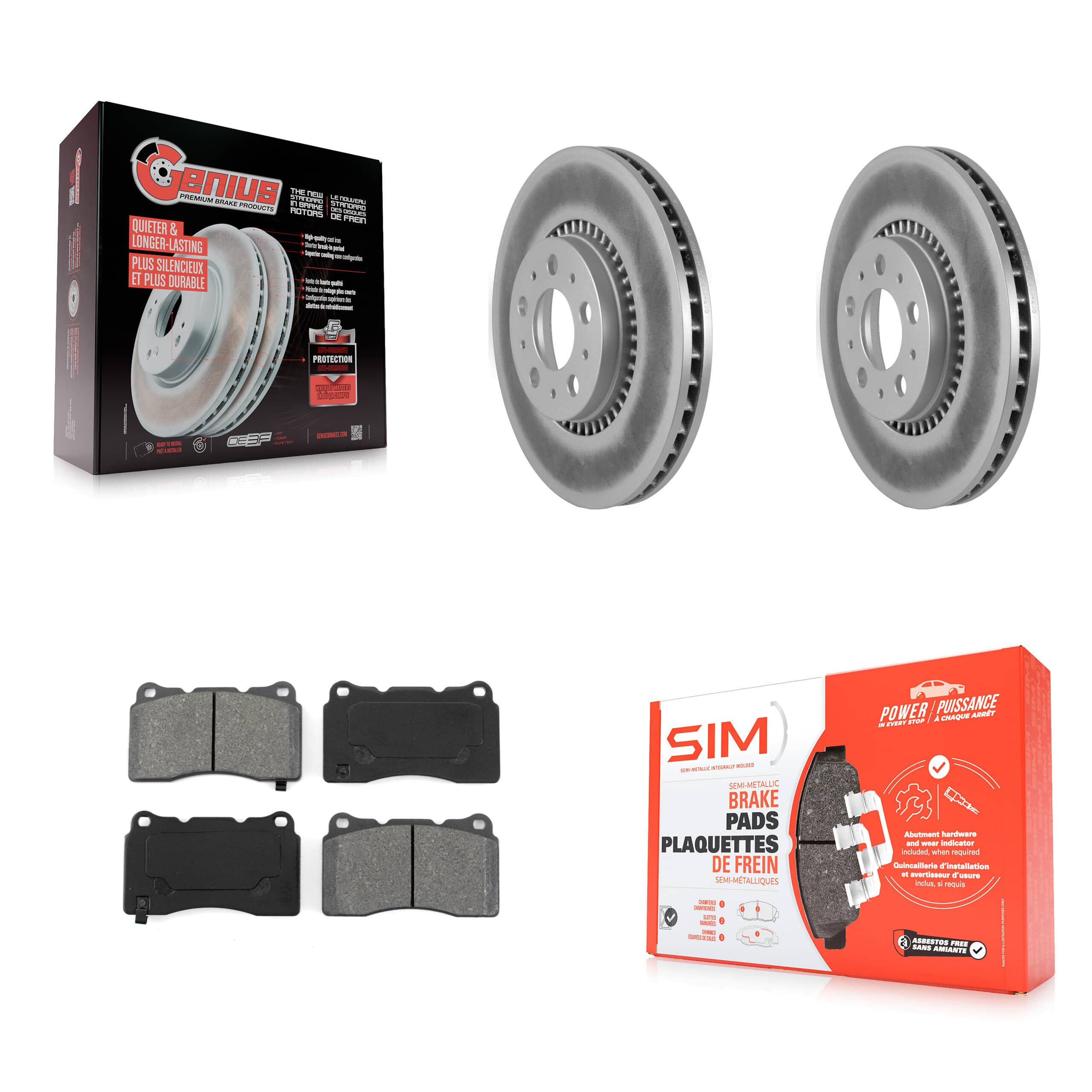 Transit Auto - KGS-100250 - Front Disc Brake Kits