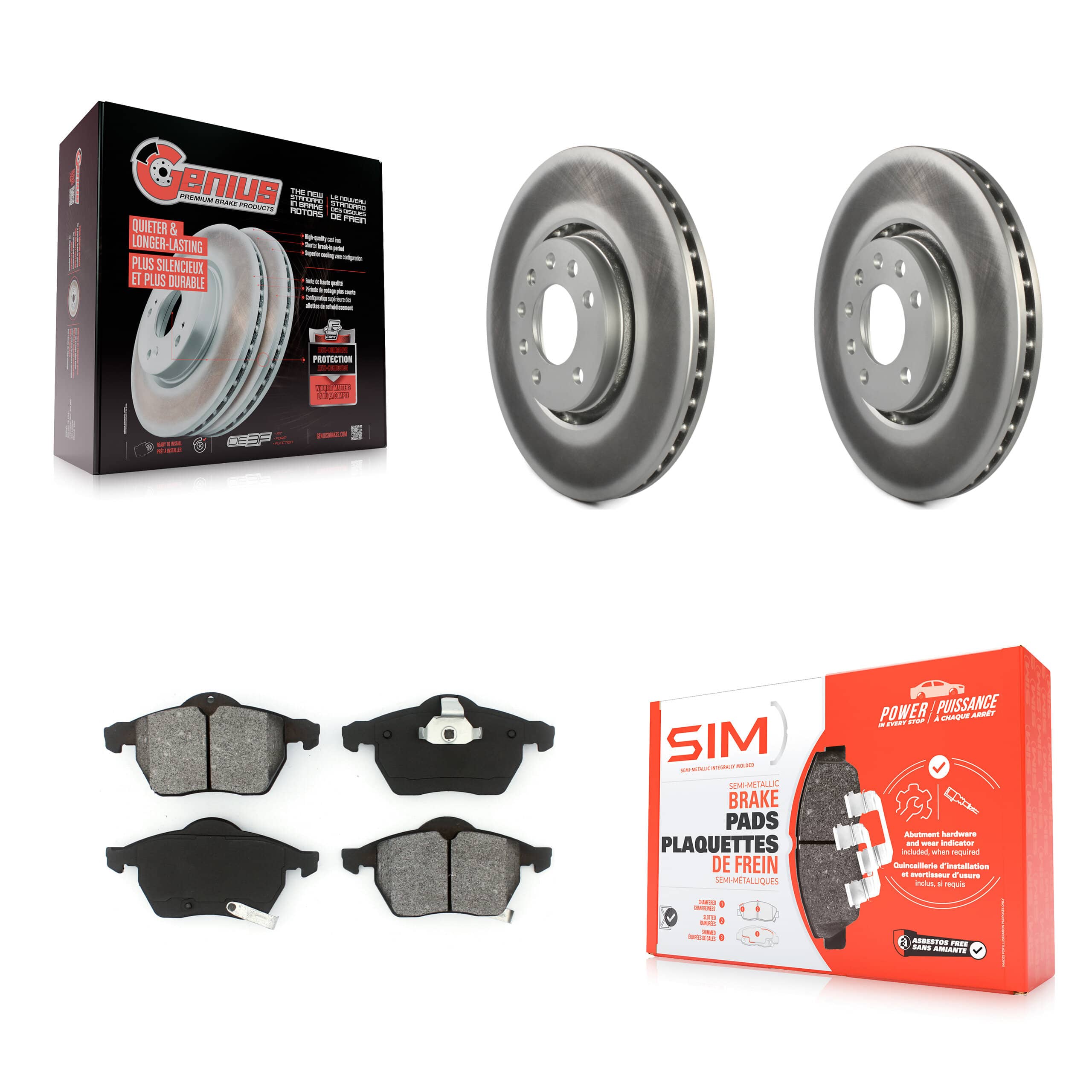 Transit Auto - KGS-100253 - Front Disc Brake Kits