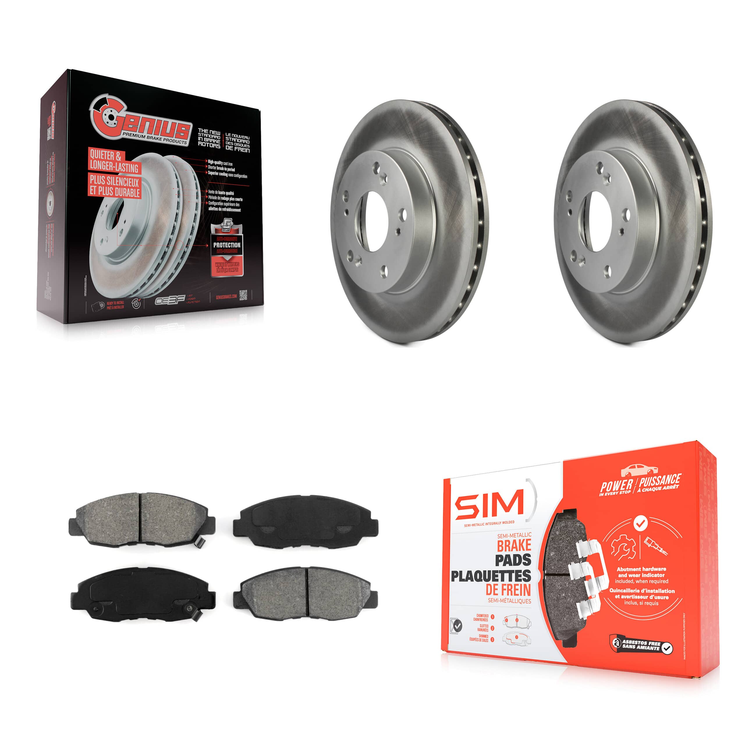 Transit Auto - KGS-100255 - Front Disc Brake Kits