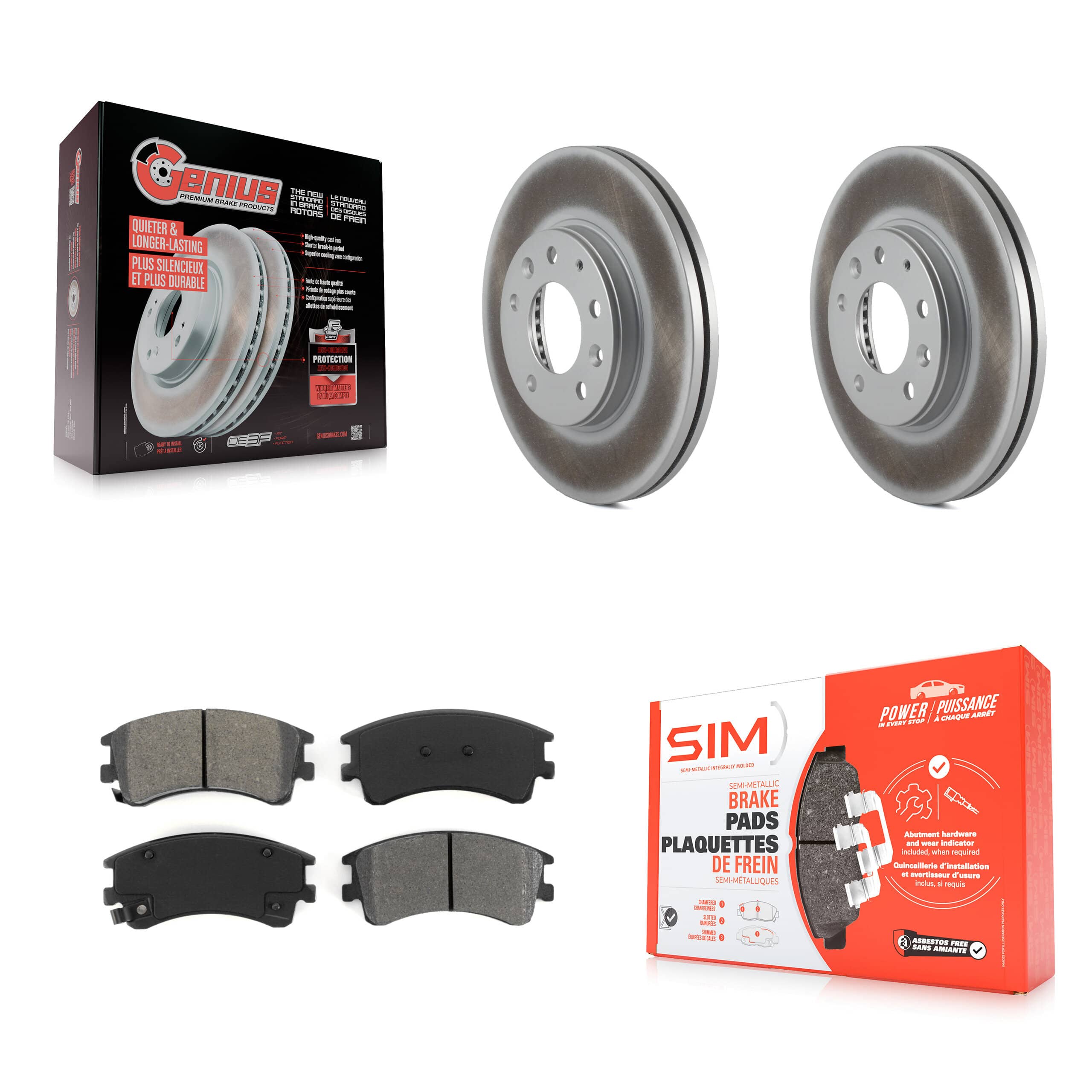 Transit Auto - KGS-100300 - Front Disc Brake Kits