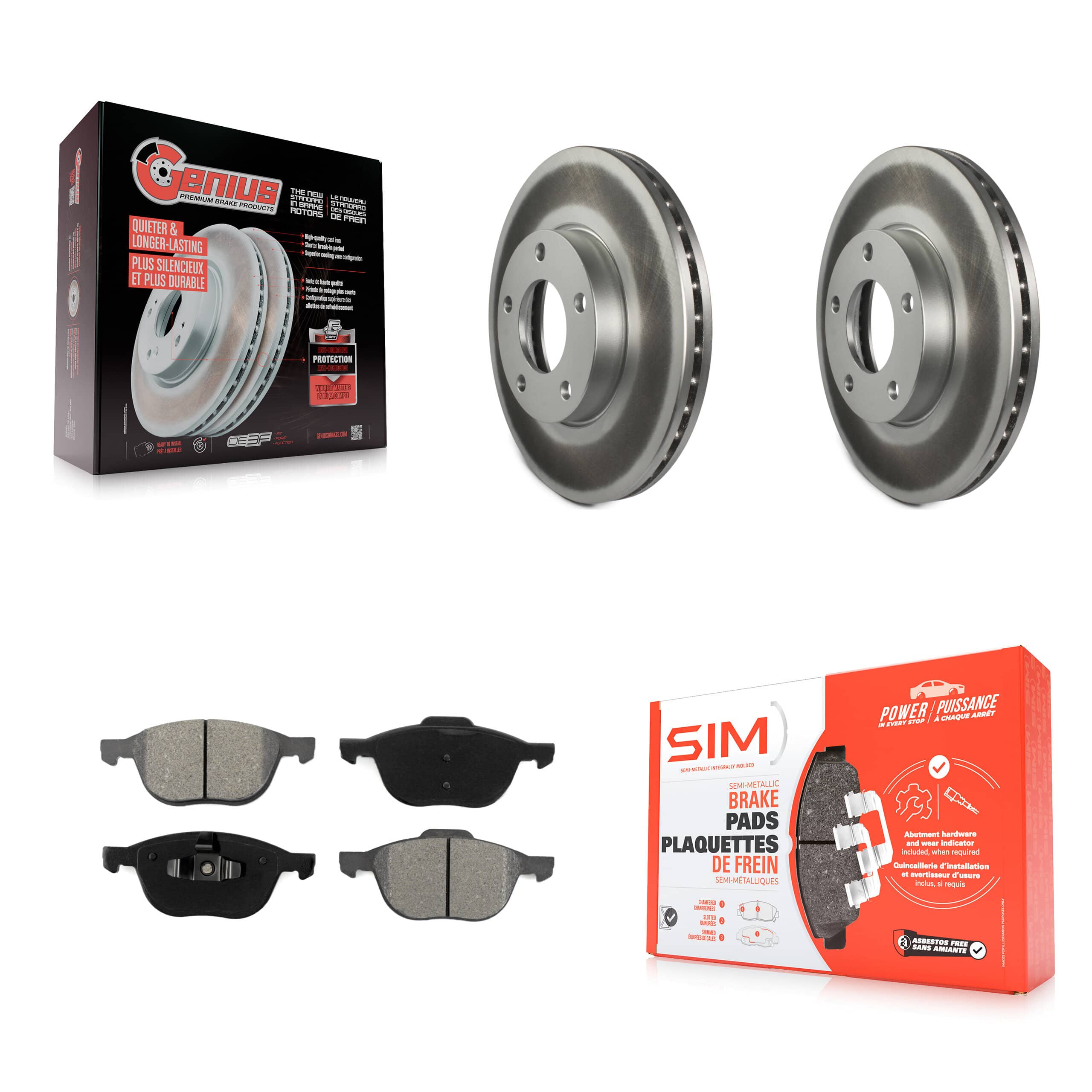 Transit Auto - KGS-100302 - Front Disc Brake Kits
