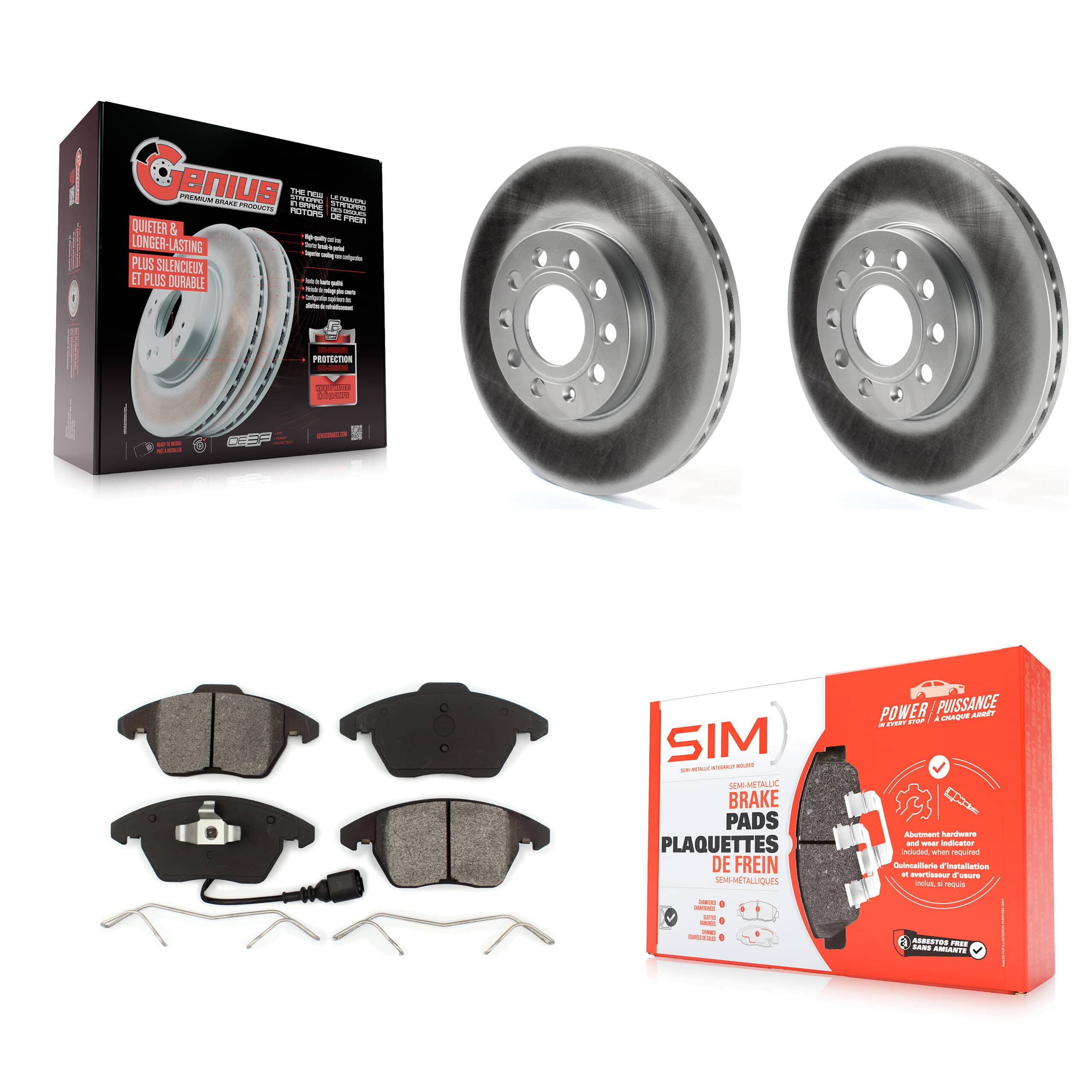Transit Auto - KGS-100342 - Front Disc Brake Kits