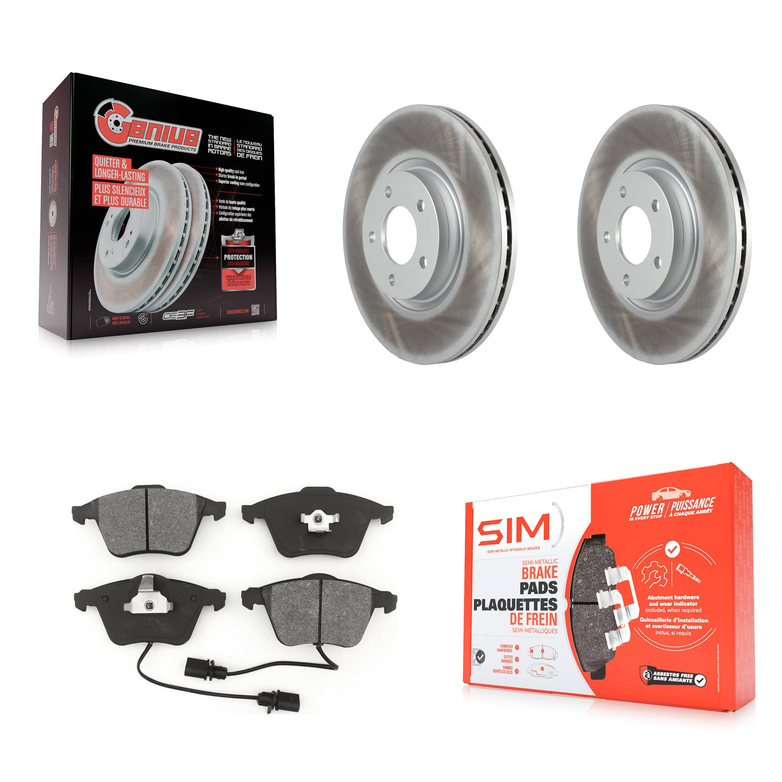 Transit Auto - KGS-100384 - Front Disc Brake Kits