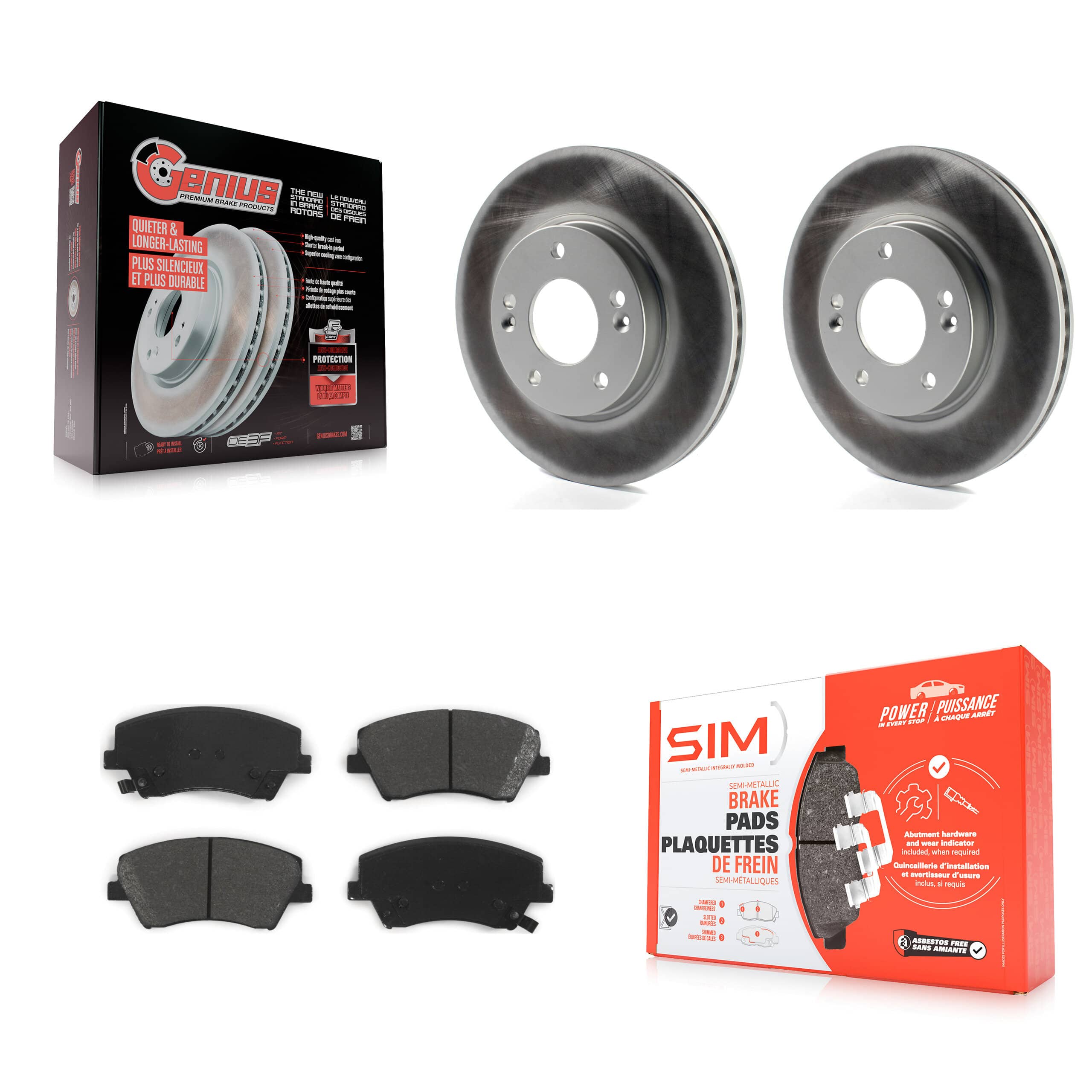 Transit Auto - KGS-100452 - Front Disc Brake Kits