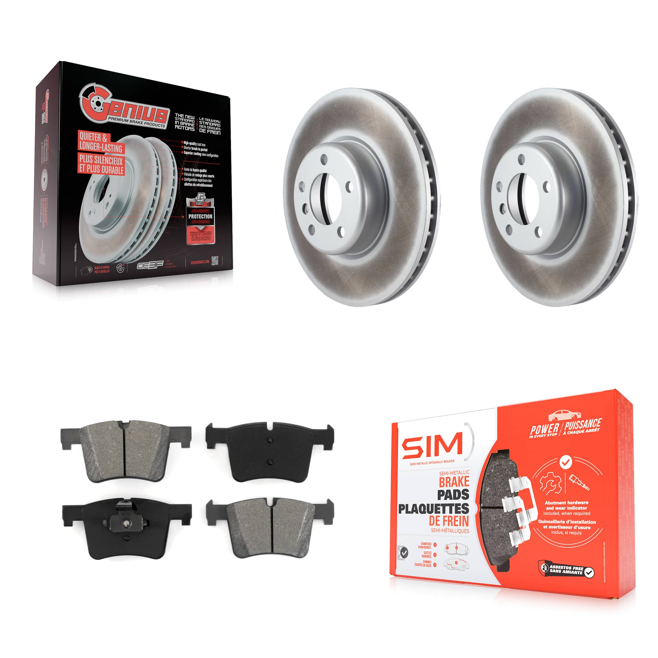 Transit Auto - KGS-100512 - Front Disc Brake Kits