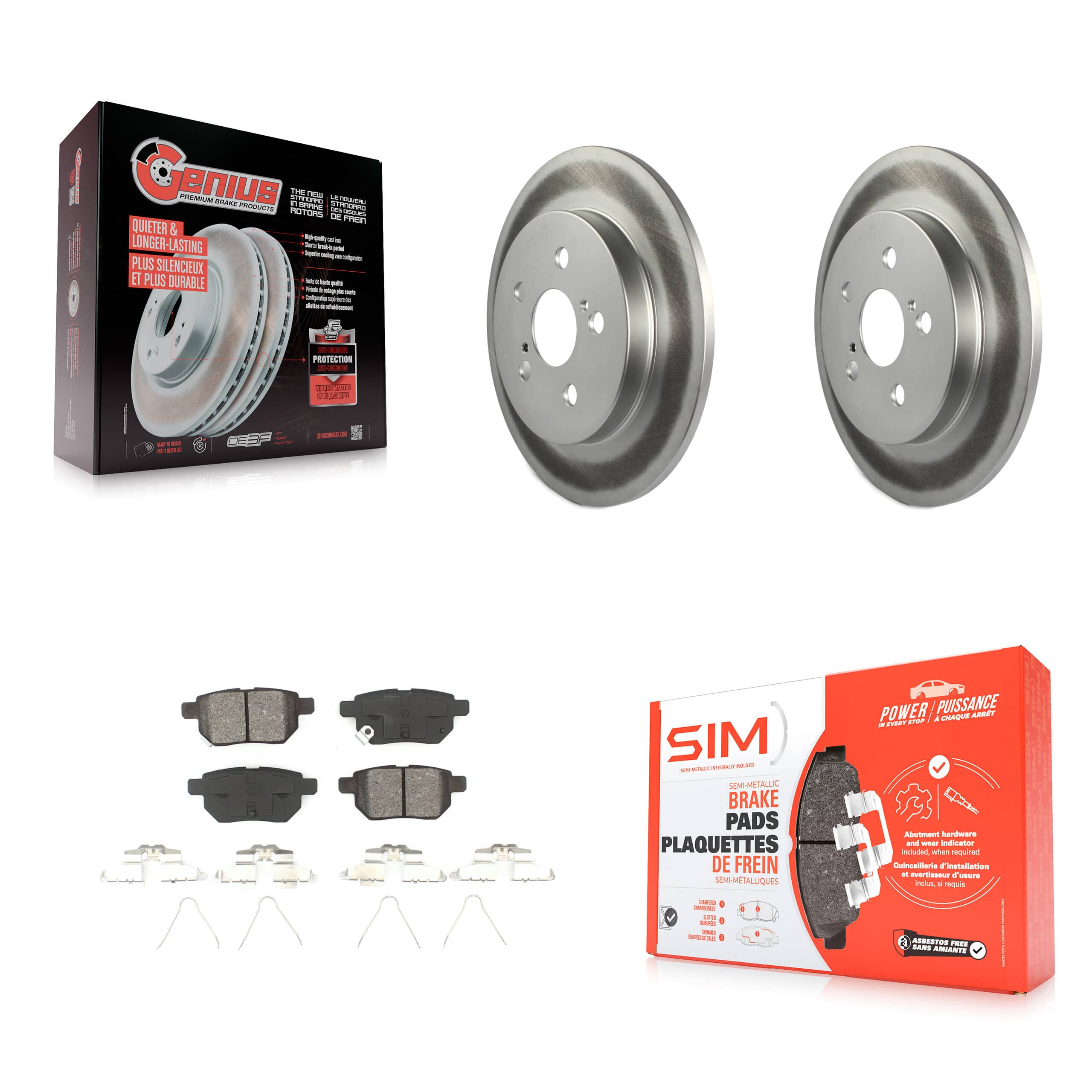 Transit Auto - KGS-101158 - Rear Disc Brake Kits