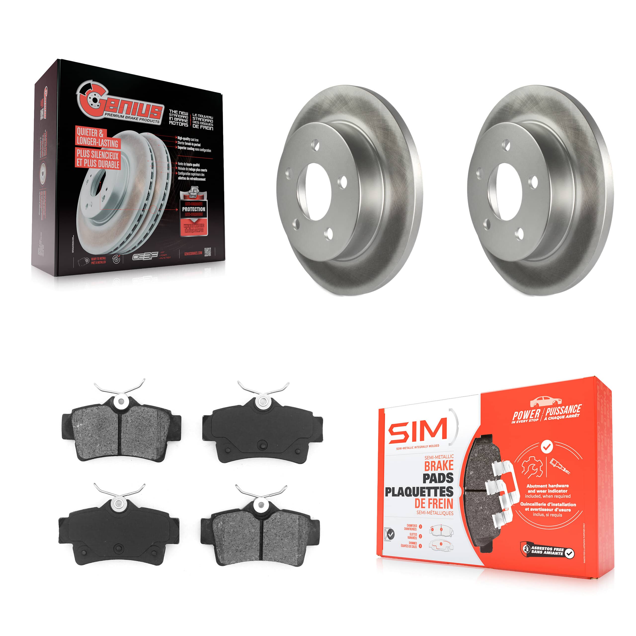 Transit Auto - KGS-101174 - Rear Disc Brake Kits