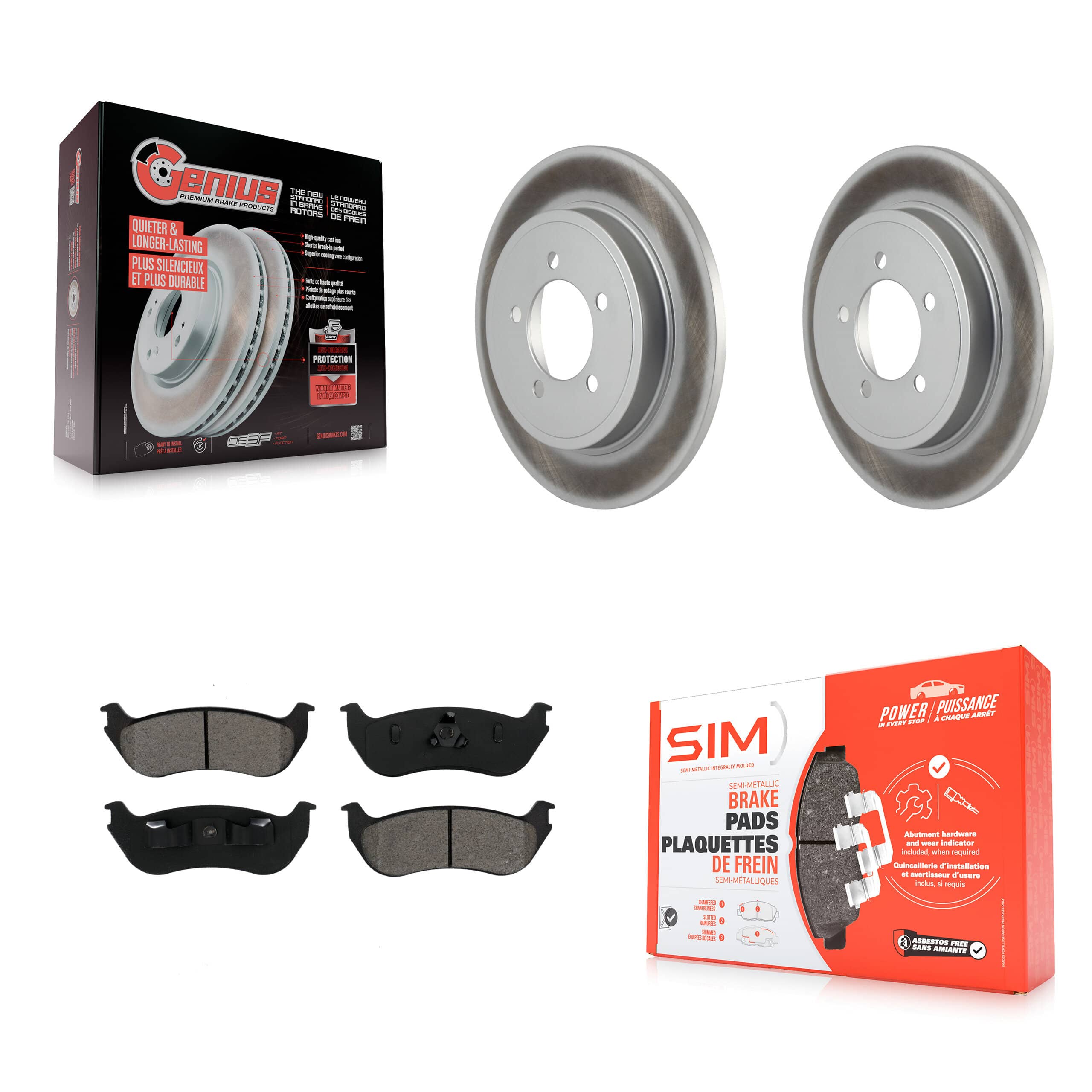 Transit Auto - KGS-101184 - Rear Disc Brake Kits
