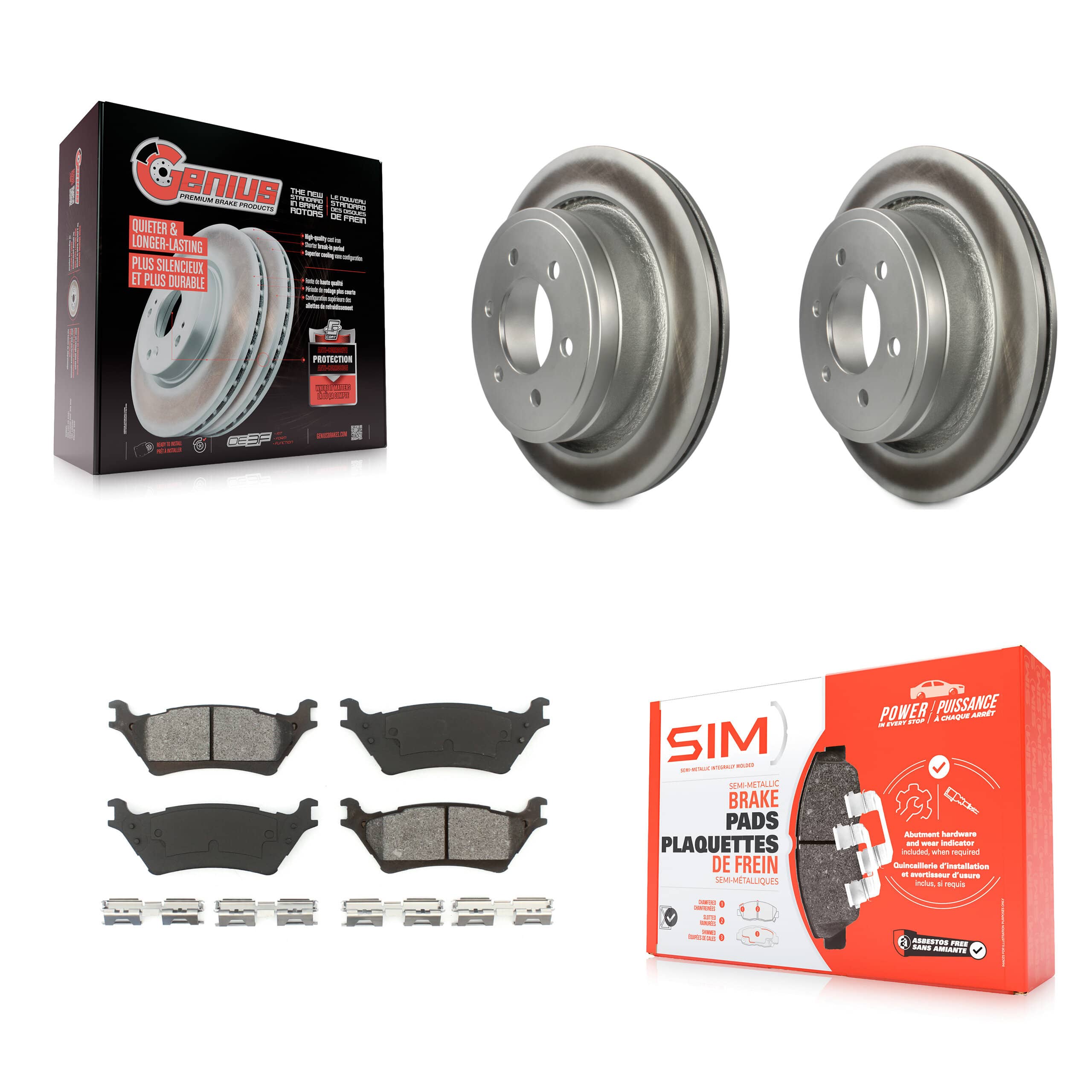 Transit Auto - KGS-101212 - Rear Disc Brake Kits