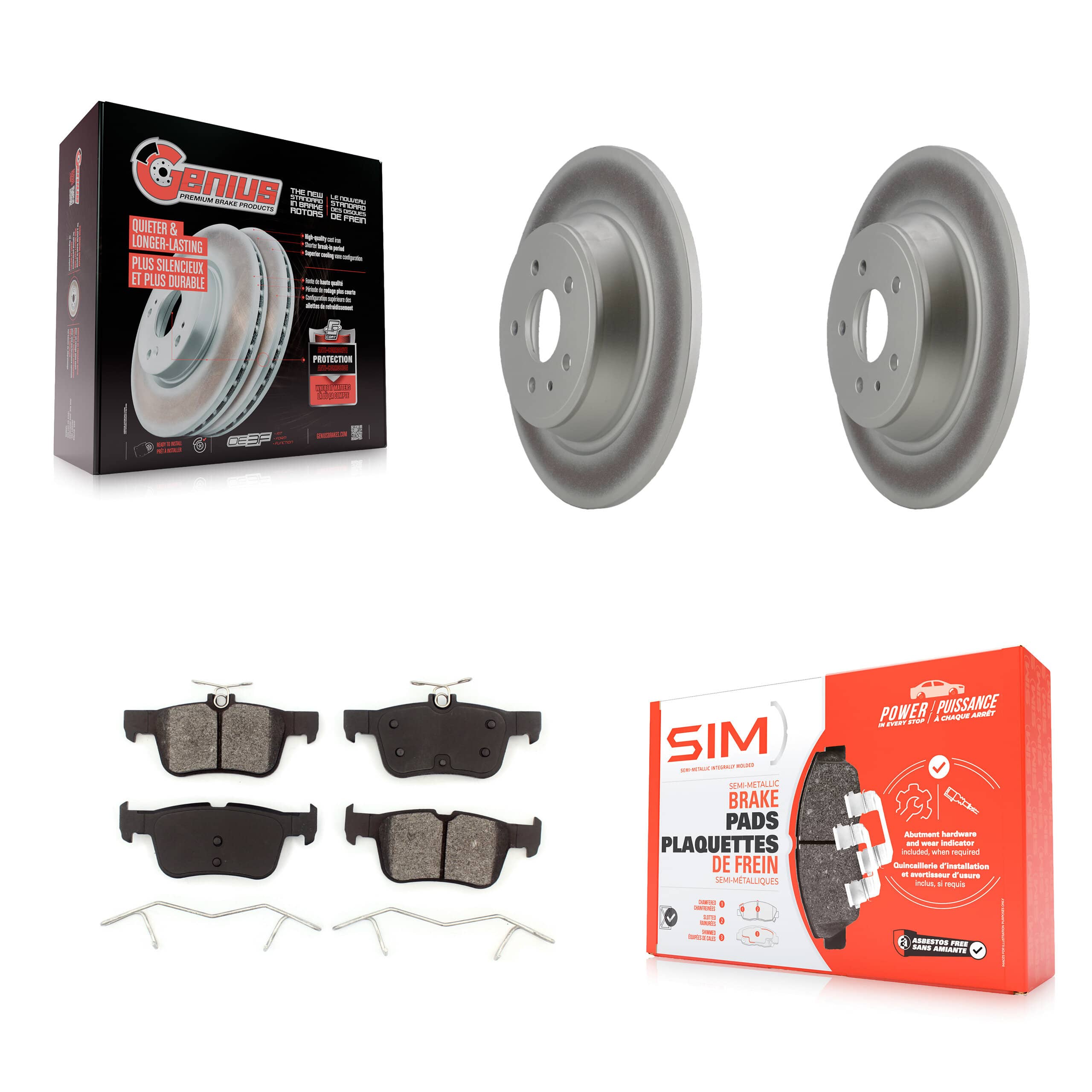 Transit Auto - KGS-101218 - Rear Disc Brake Kits