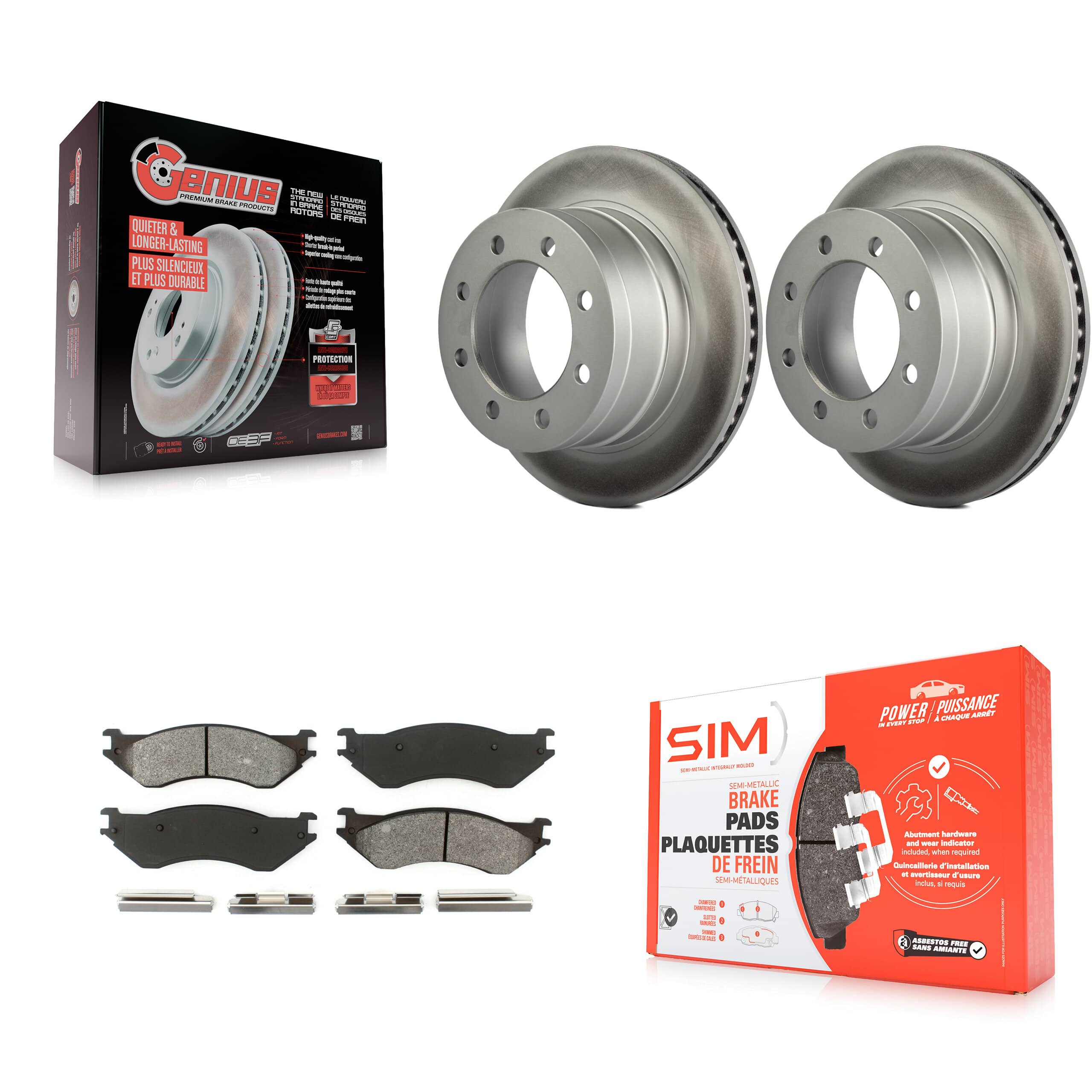 Transit Auto - KGS-101233 - Rear Disc Brake Kits