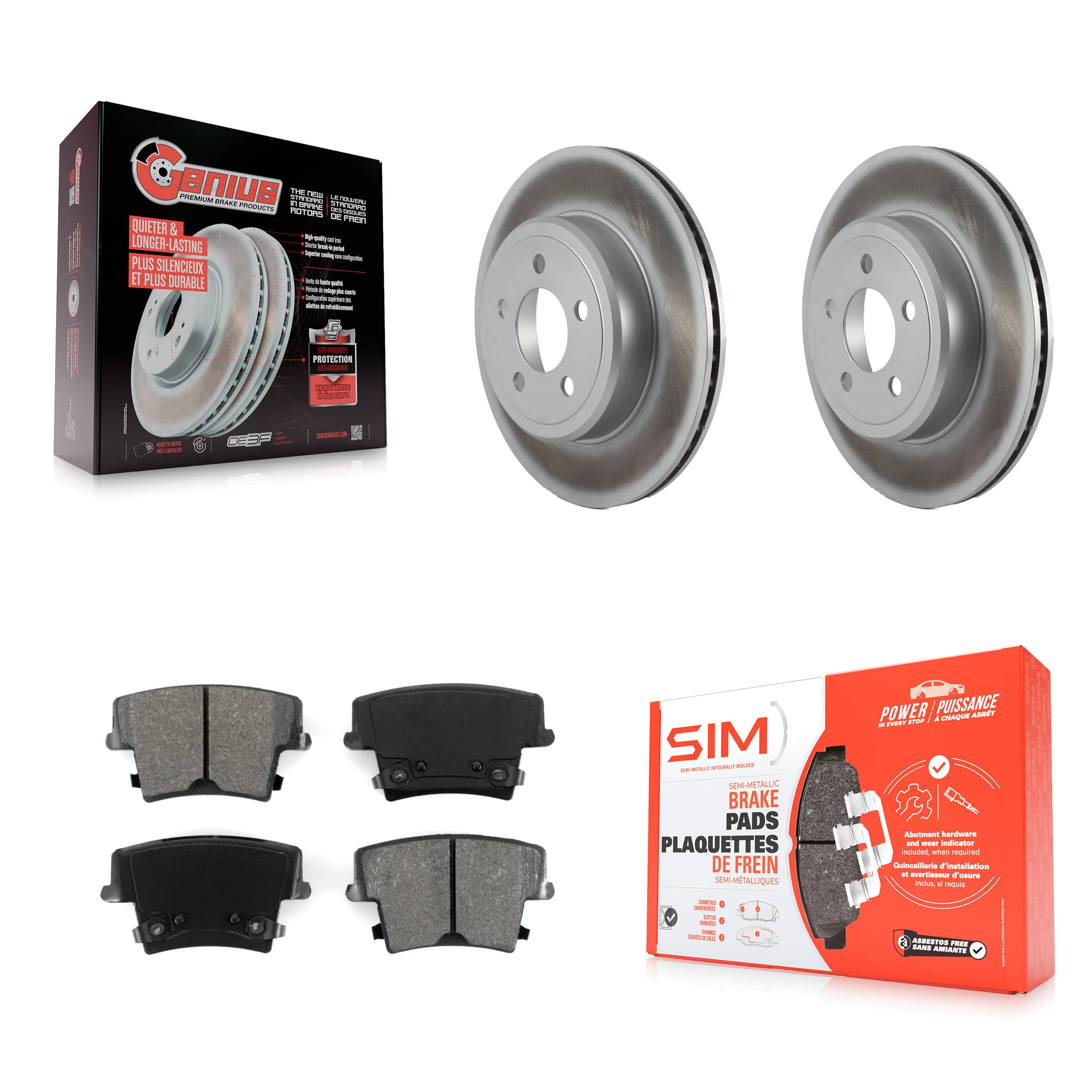 Transit Auto - KGS-101237 - Rear Disc Brake Kits