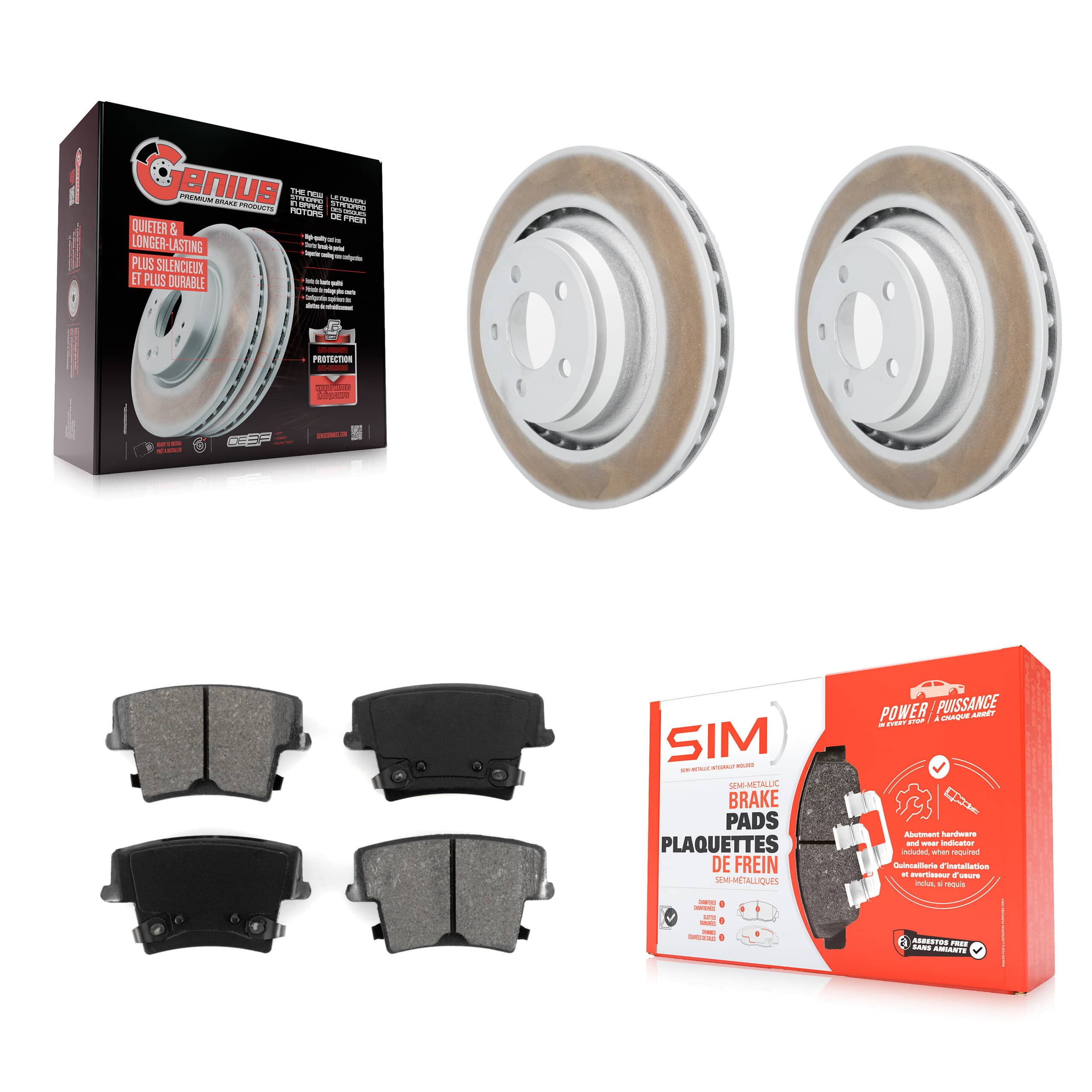 Transit Auto - KGS-101240 - Rear Disc Brake Kits