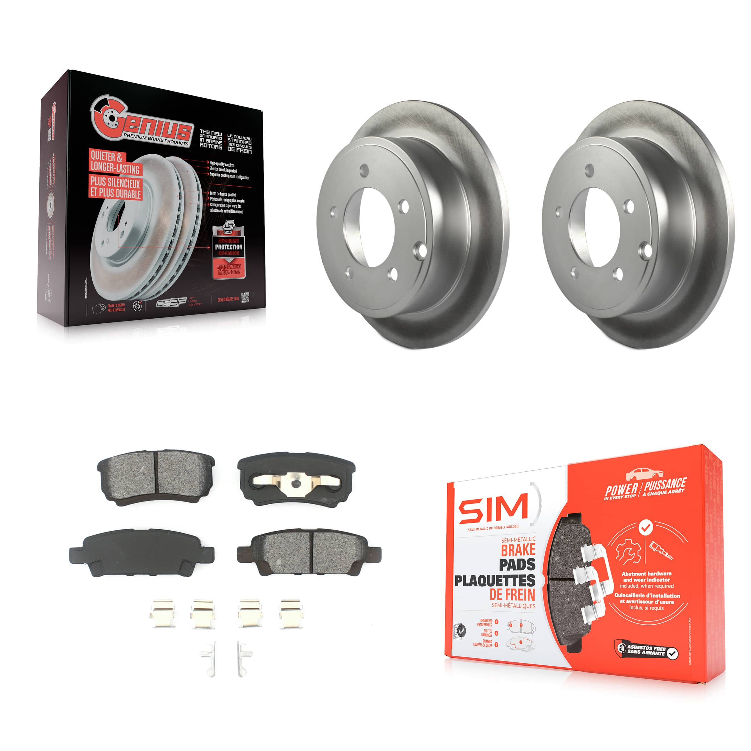 Transit Auto - KGS-101242 - Rear Disc Brake Kits