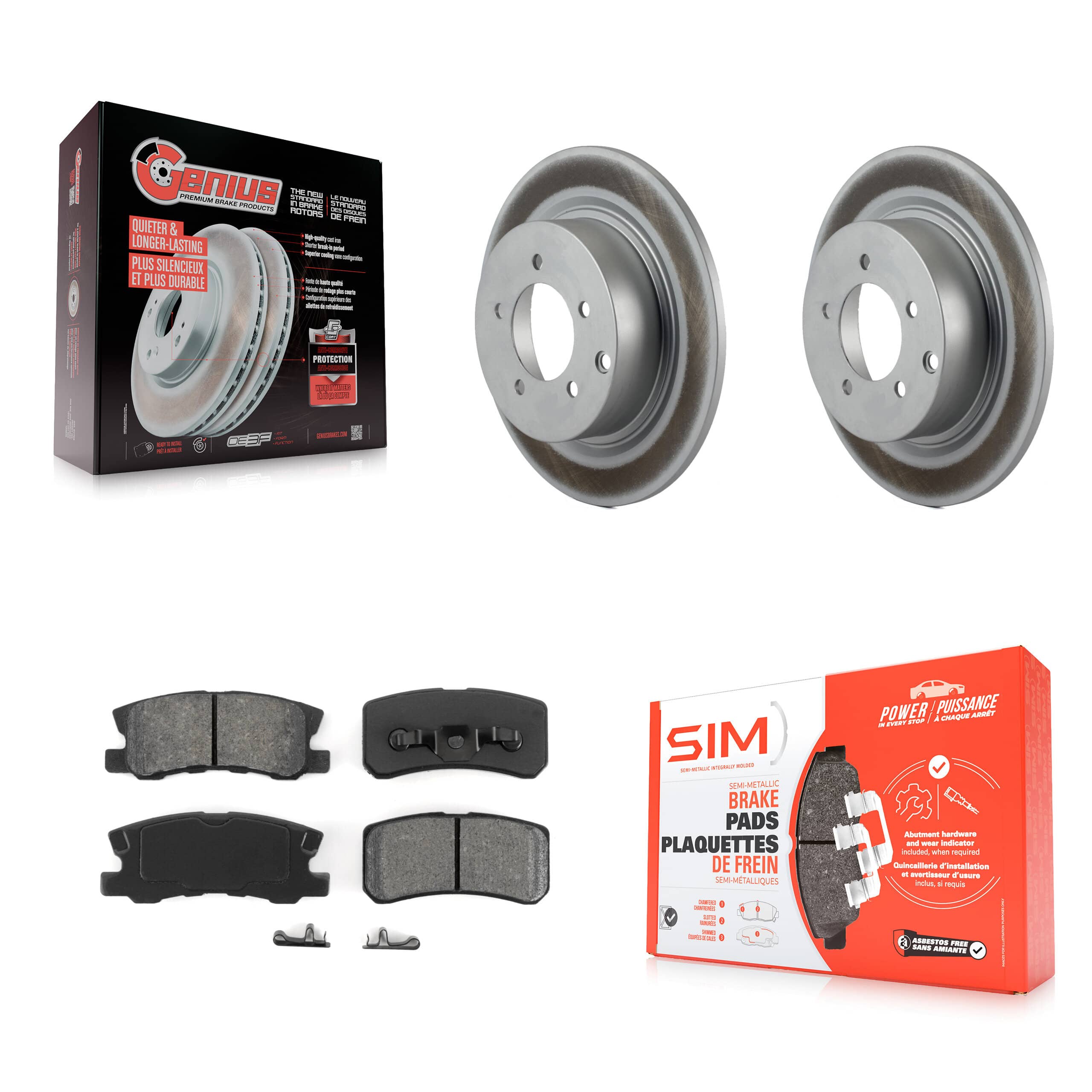 Transit Auto - KGS-101245 - Rear Disc Brake Kits