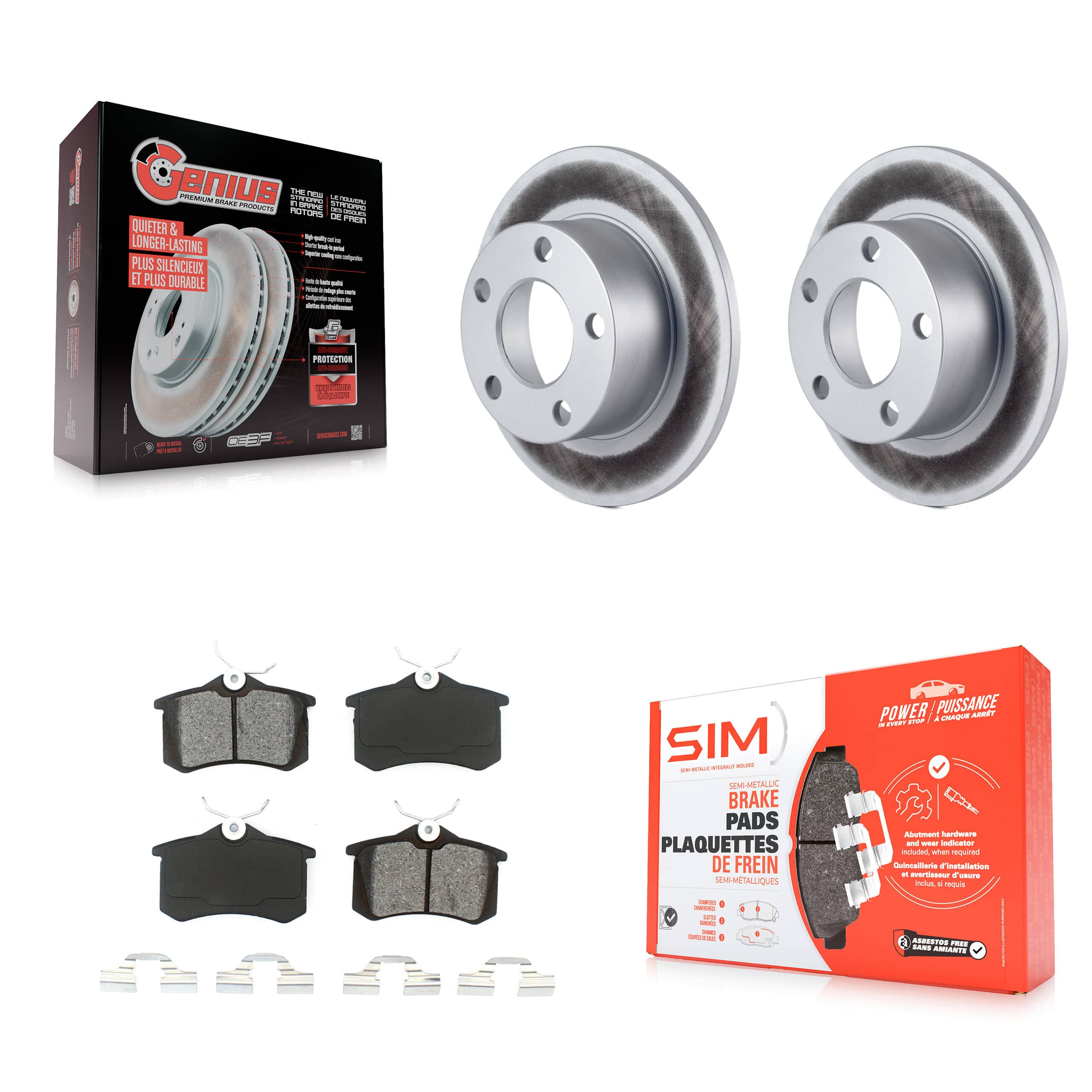 Transit Auto - KGS-101270 - Rear Disc Brake Kits