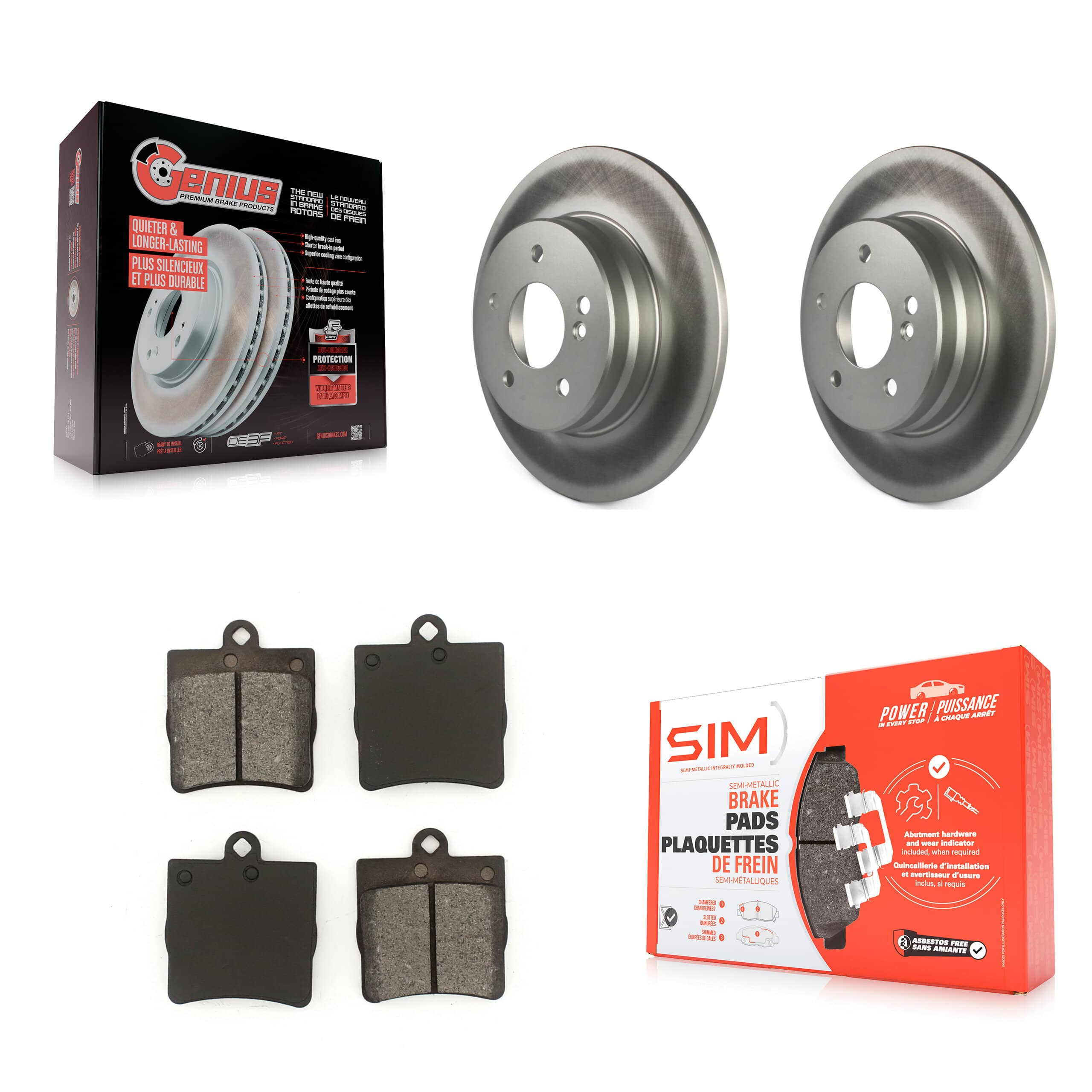 Transit Auto - KGS-101283 - Rear Disc Brake Kits