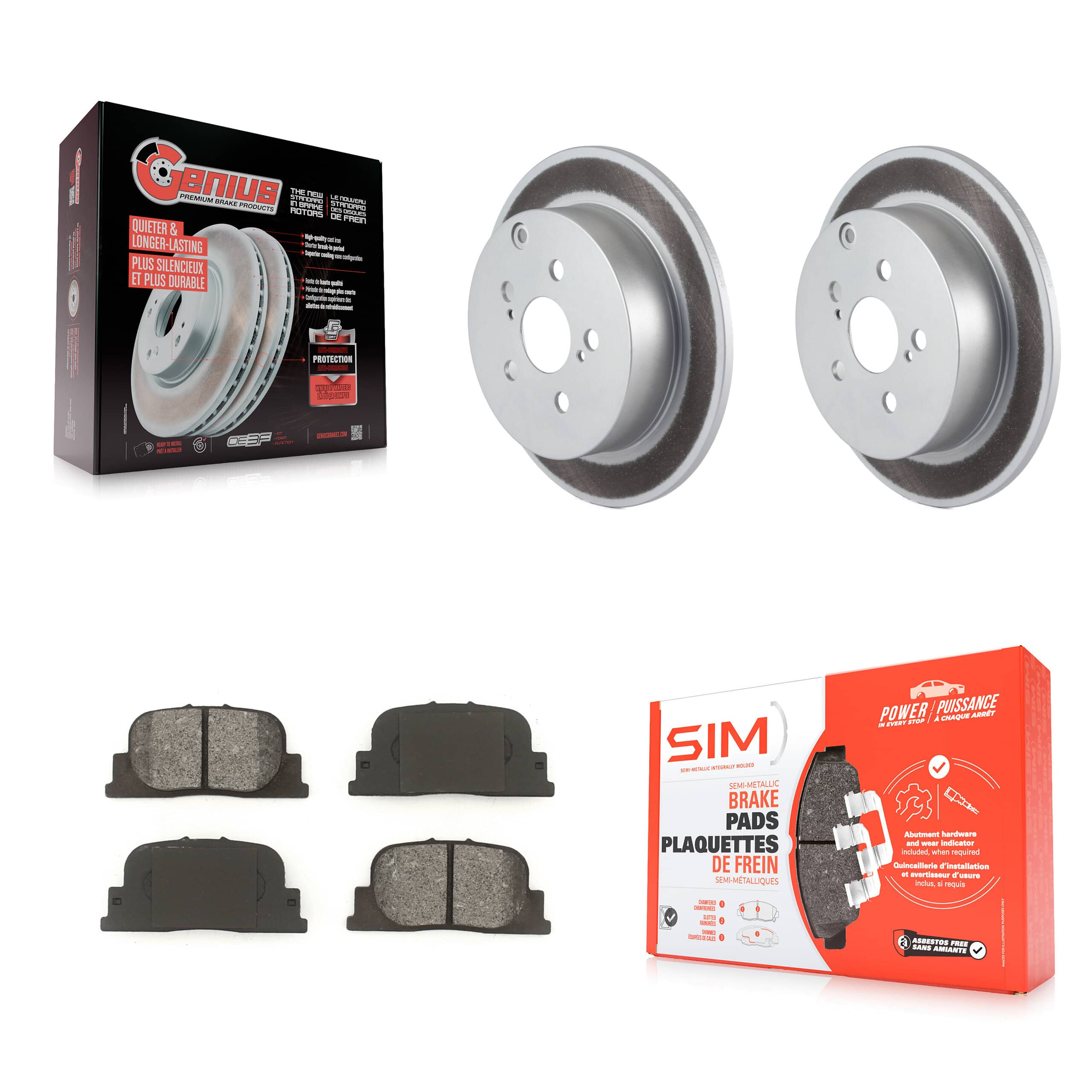 Transit Auto - KGS-101293 - Rear Disc Brake Kits