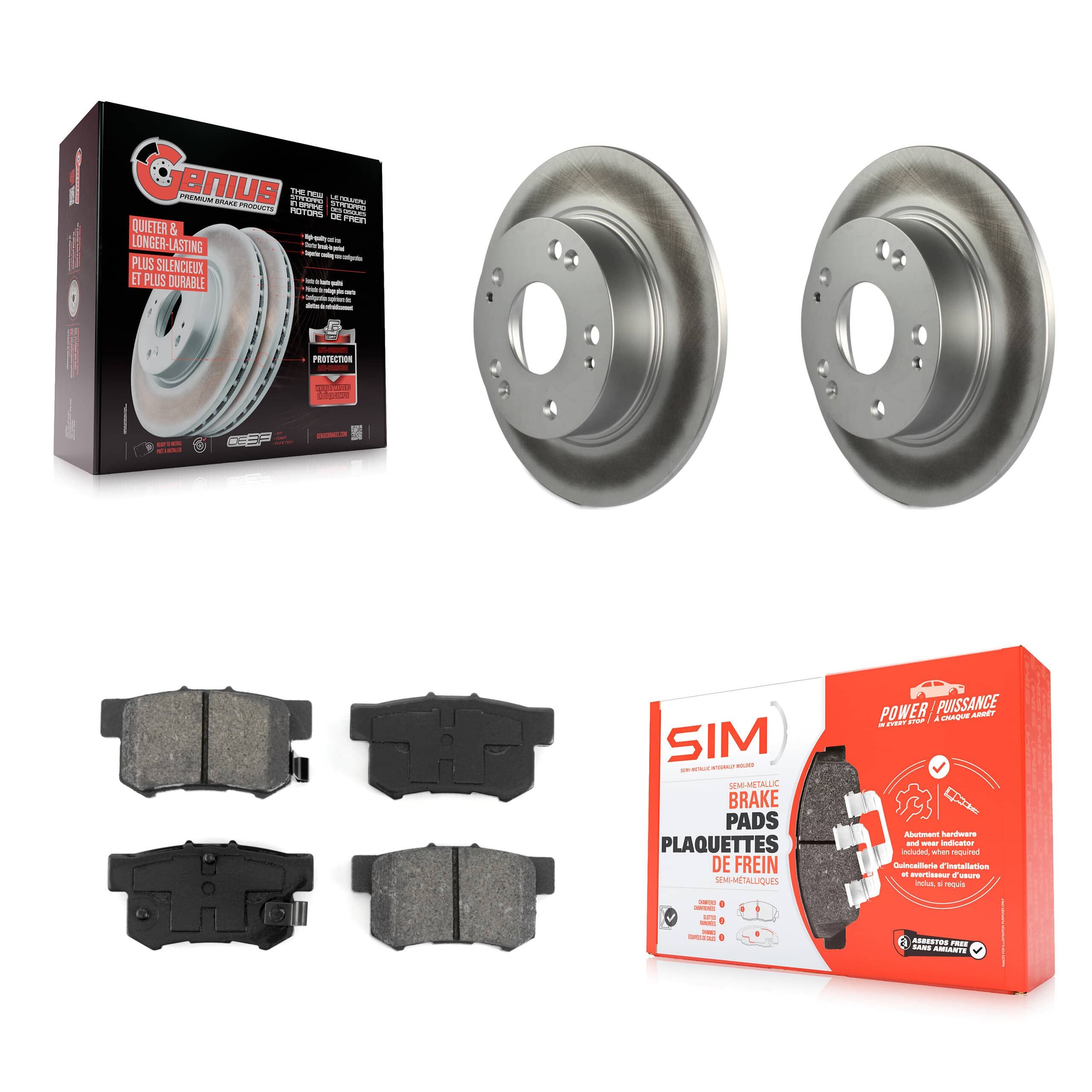 Transit Auto - KGS-101317 - Rear Disc Brake Kits