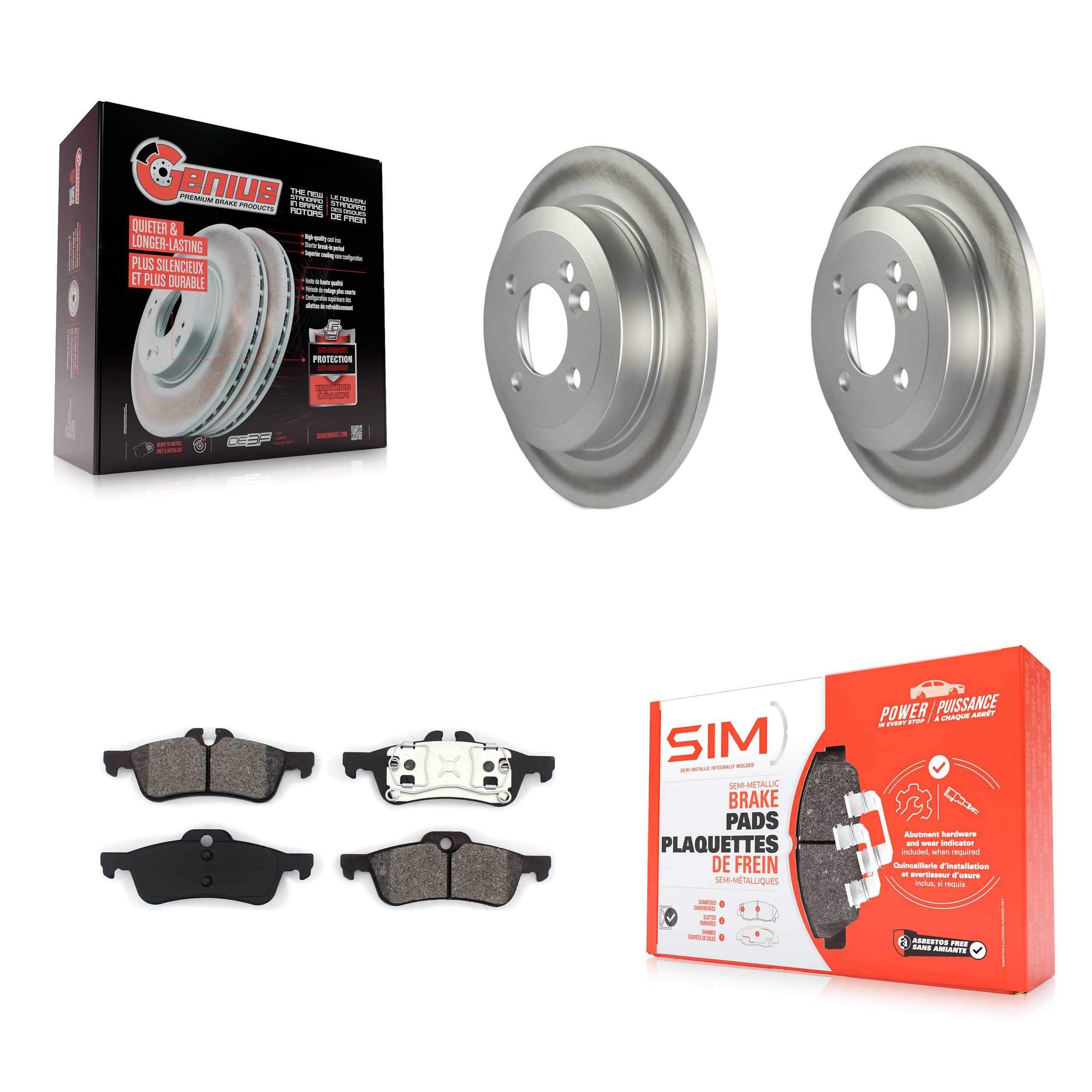 Transit Auto - KGS-101319 - Rear Disc Brake Kits