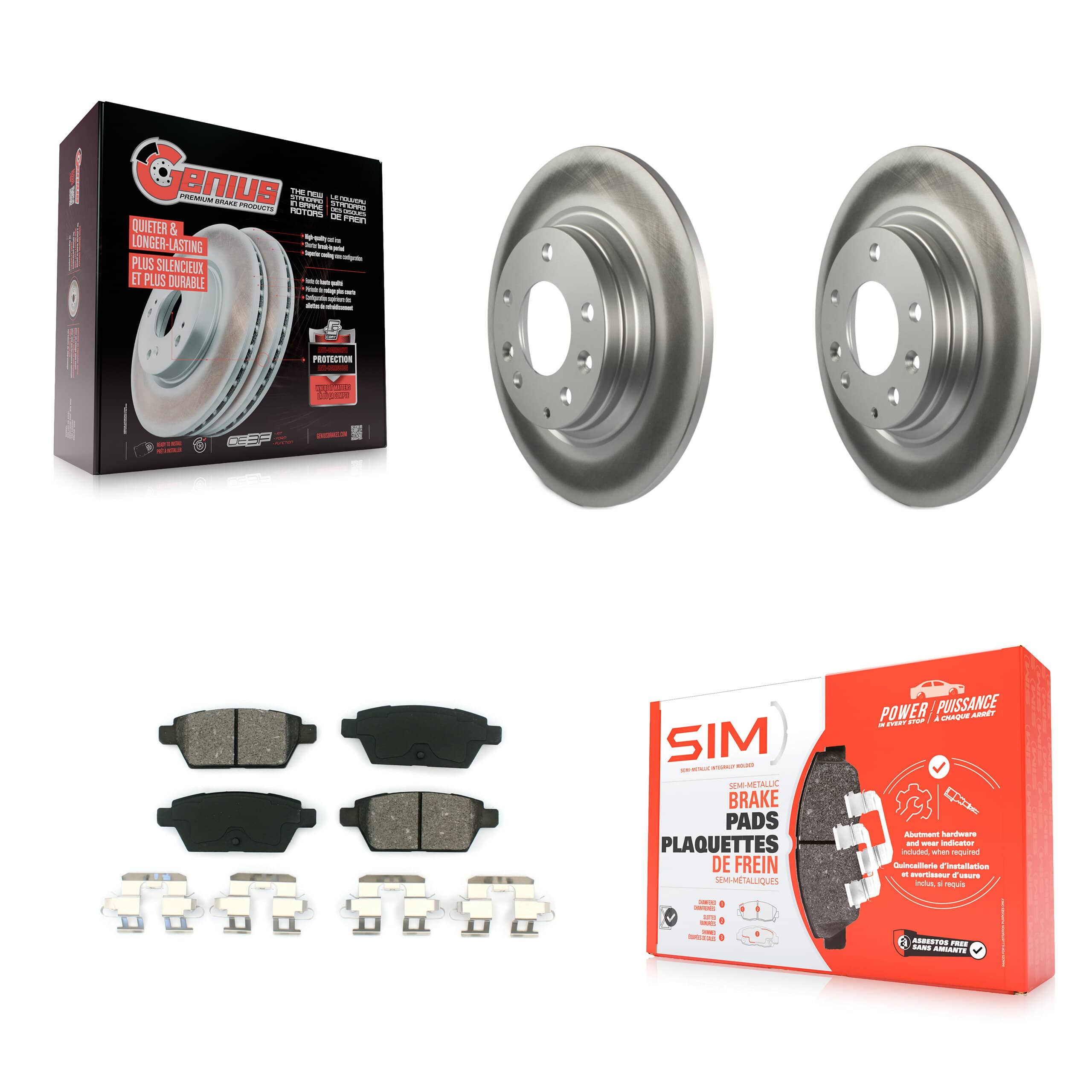 Transit Auto - KGS-101322 - Rear Disc Brake Kits