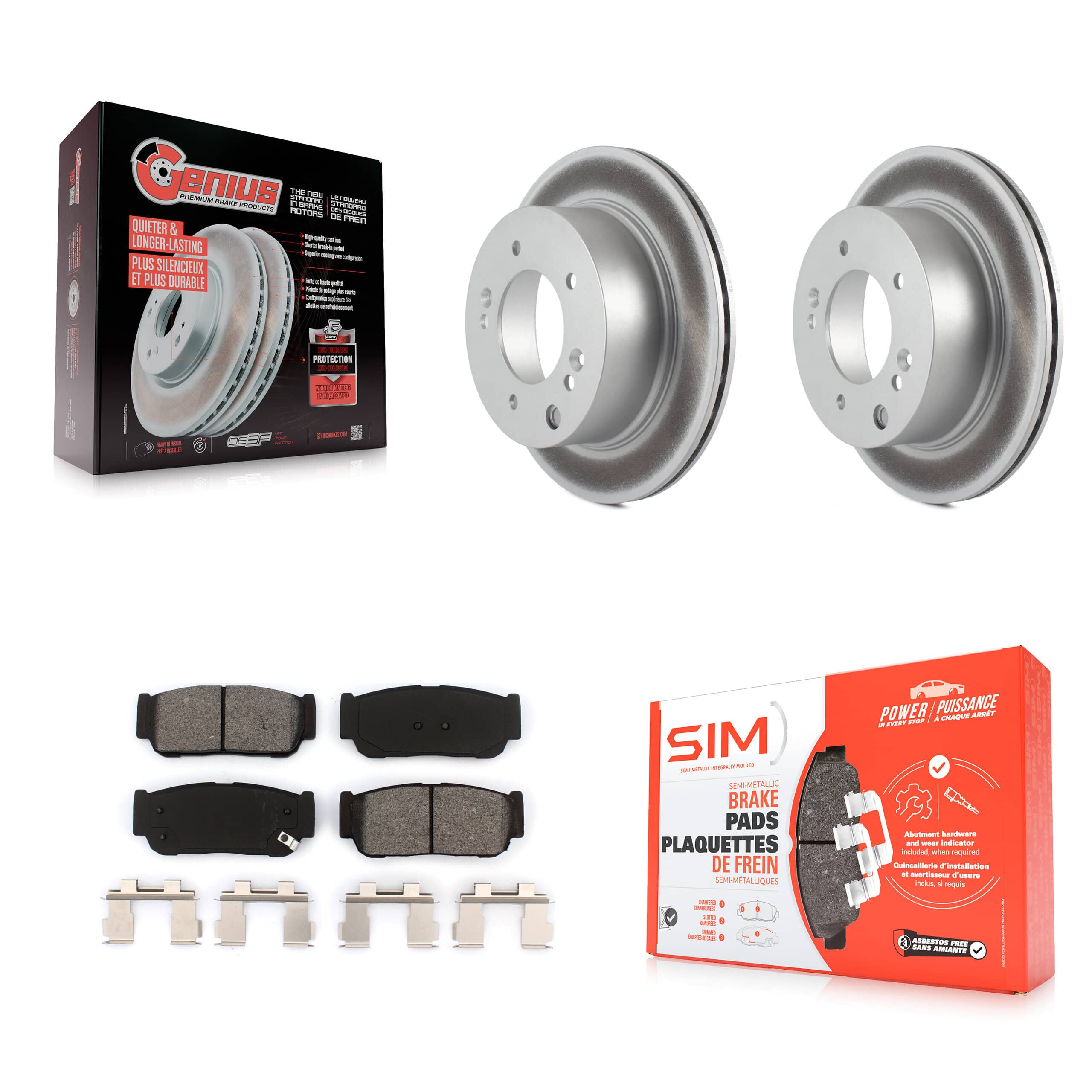 Transit Auto - KGS-101345 - Rear Disc Brake Kits
