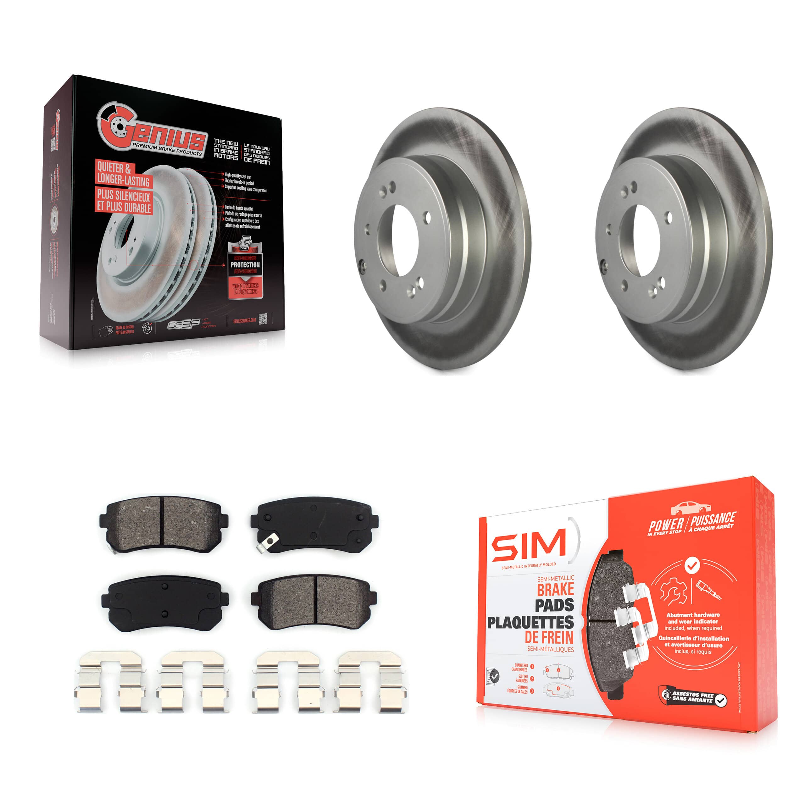 Transit Auto - KGS-101368 - Rear Disc Brake Kits