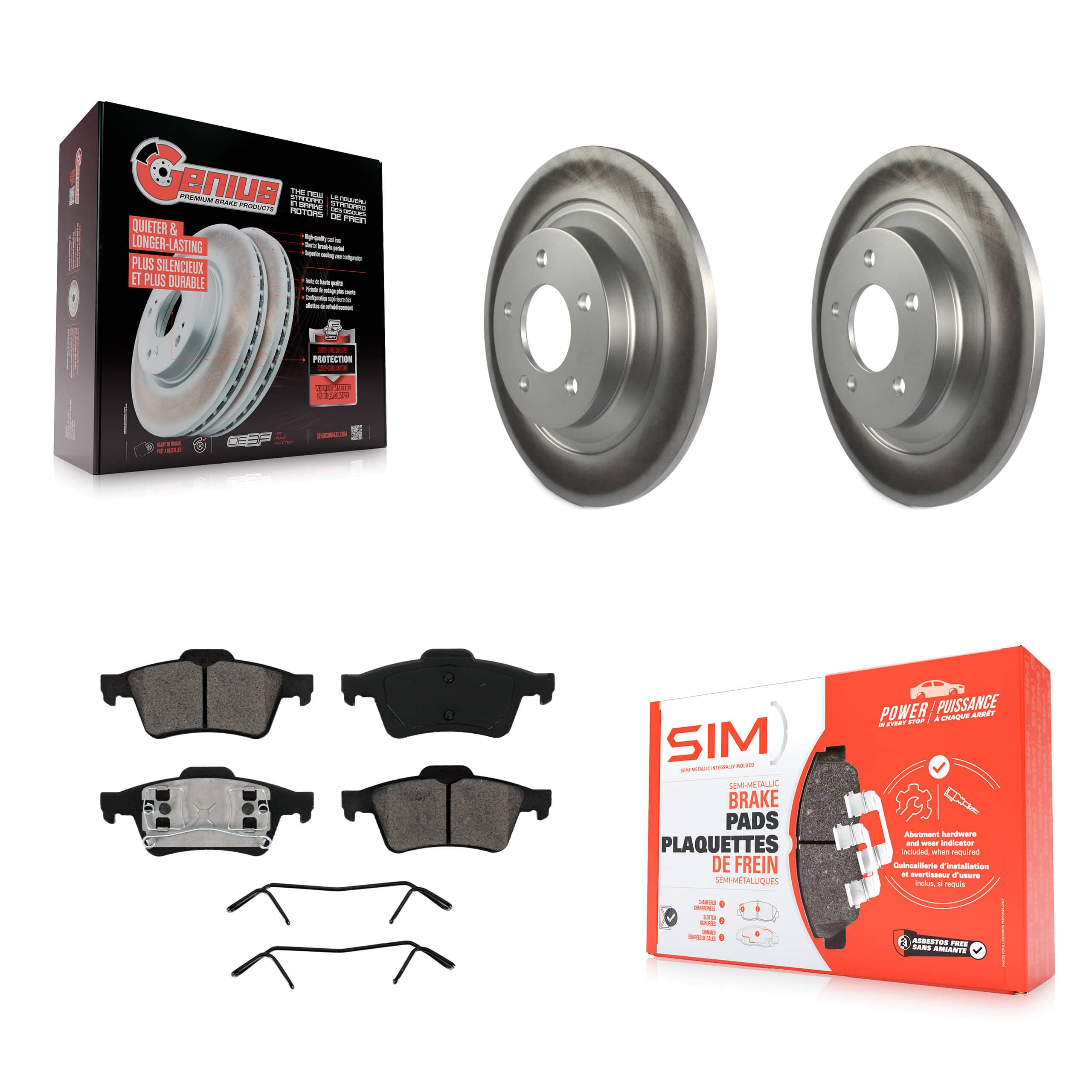 Transit Auto - KGS-101382 - Rear Disc Brake Kits