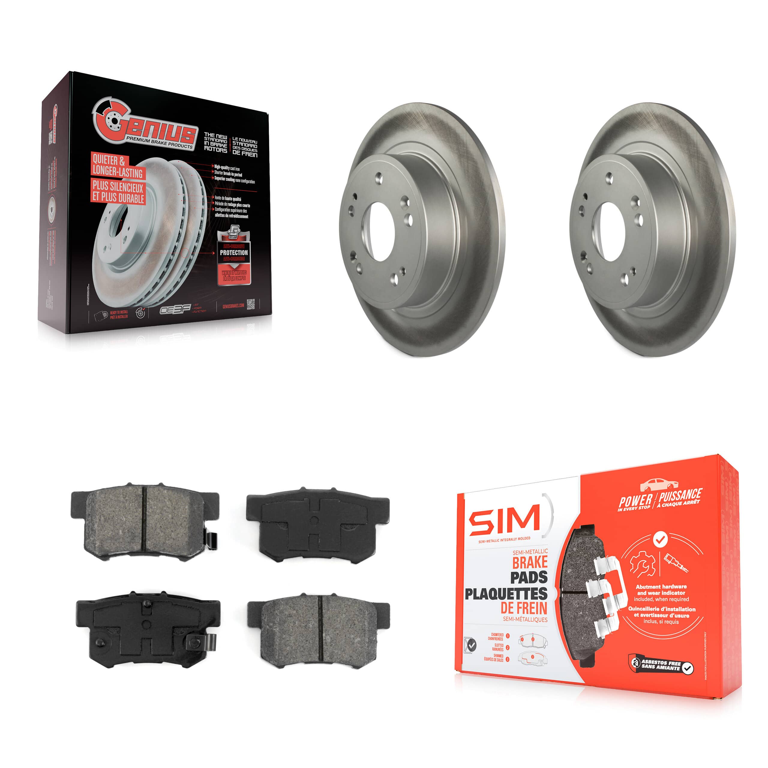Transit Auto - KGS-101403 - Rear Disc Brake Kits