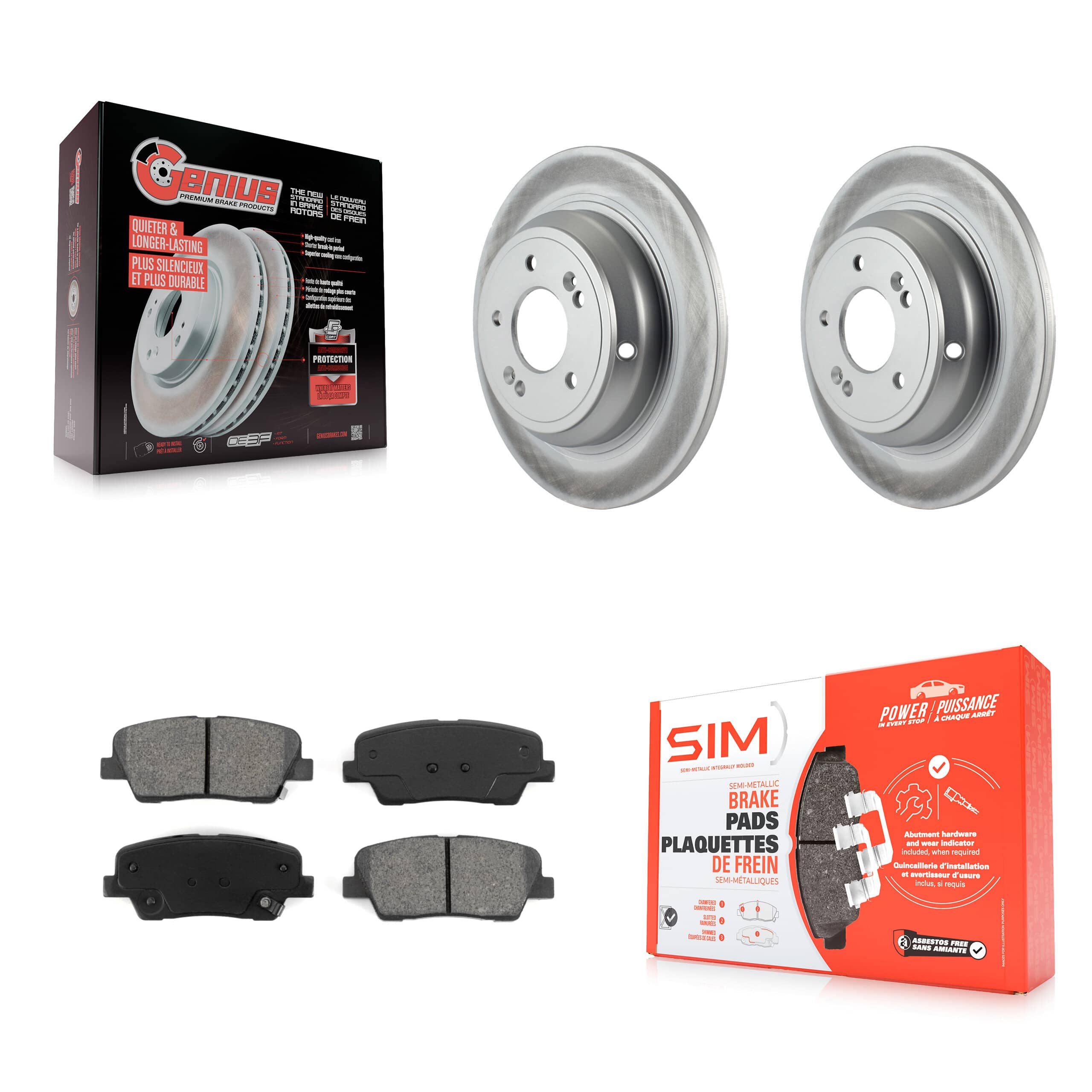 Transit Auto - KGS-101431 - Rear Disc Brake Kits