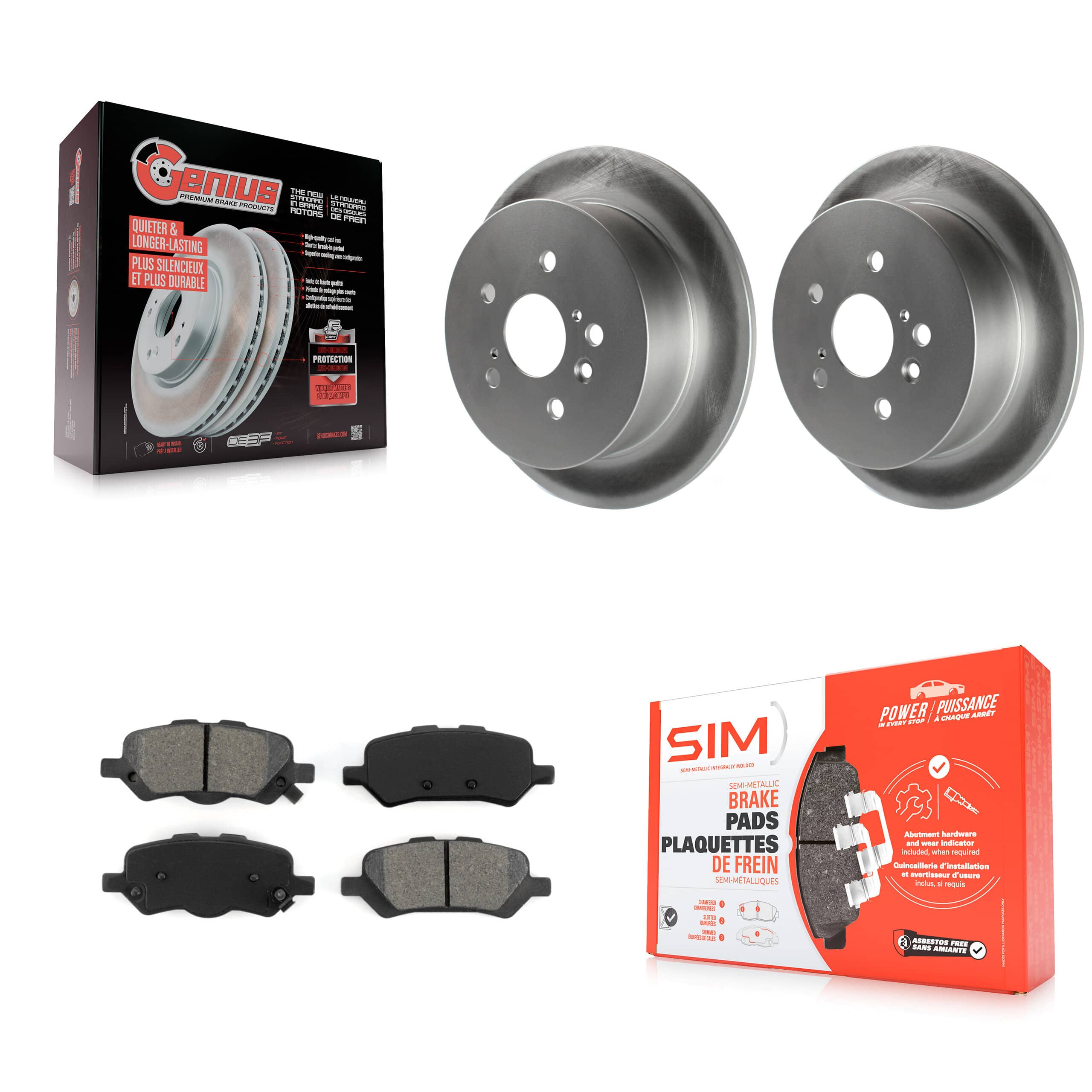Transit Auto - KGS-101434 - Rear Disc Brake Kits